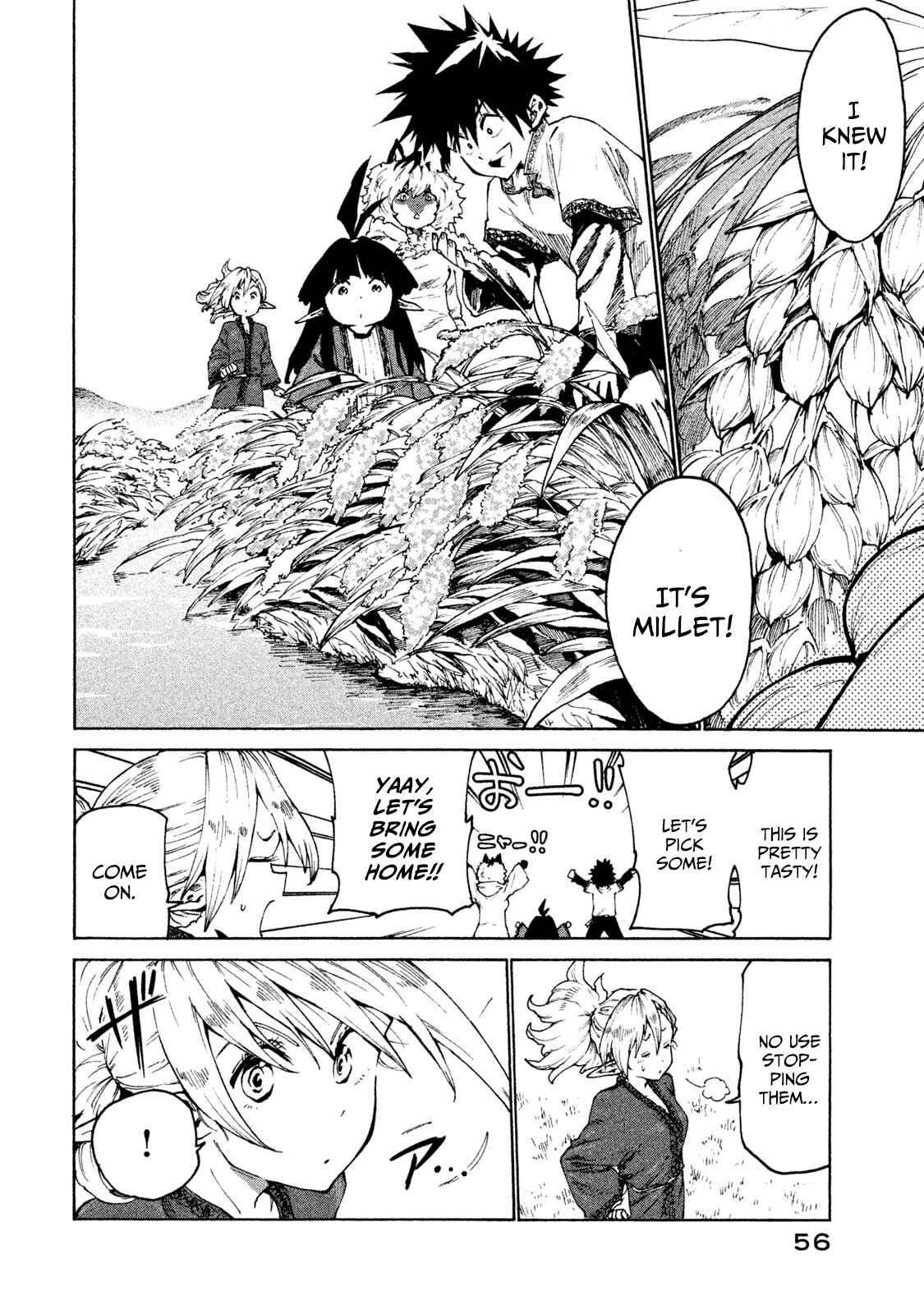 Page 8 Chapter 27 Mazumeshi Elf to Yuuboku gurashi