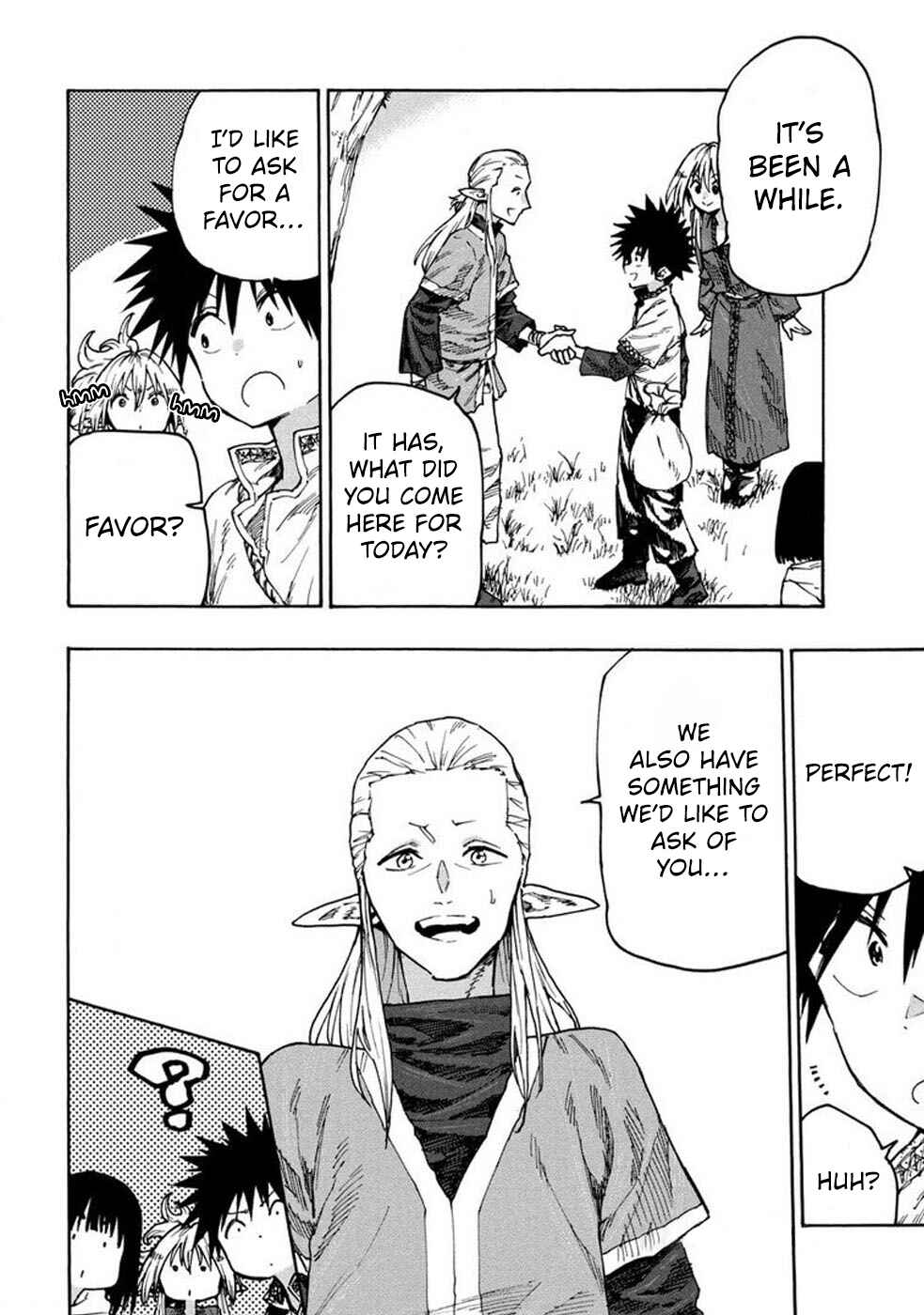 Page 14 Chapter 72 Mazumeshi Elf to Yuuboku gurashi