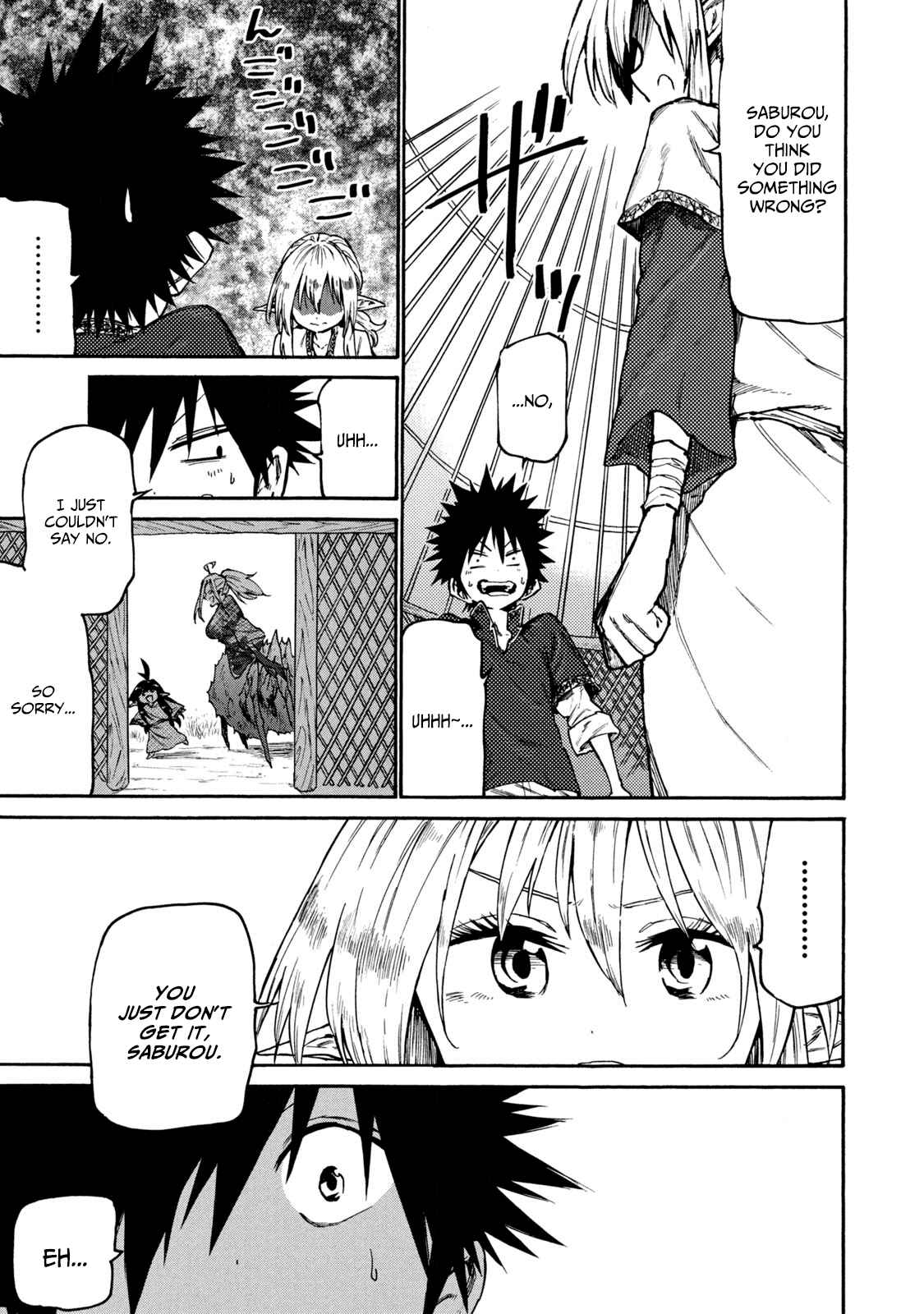 Page 7 Chapter 35 Mazumeshi Elf to Yuuboku gurashi