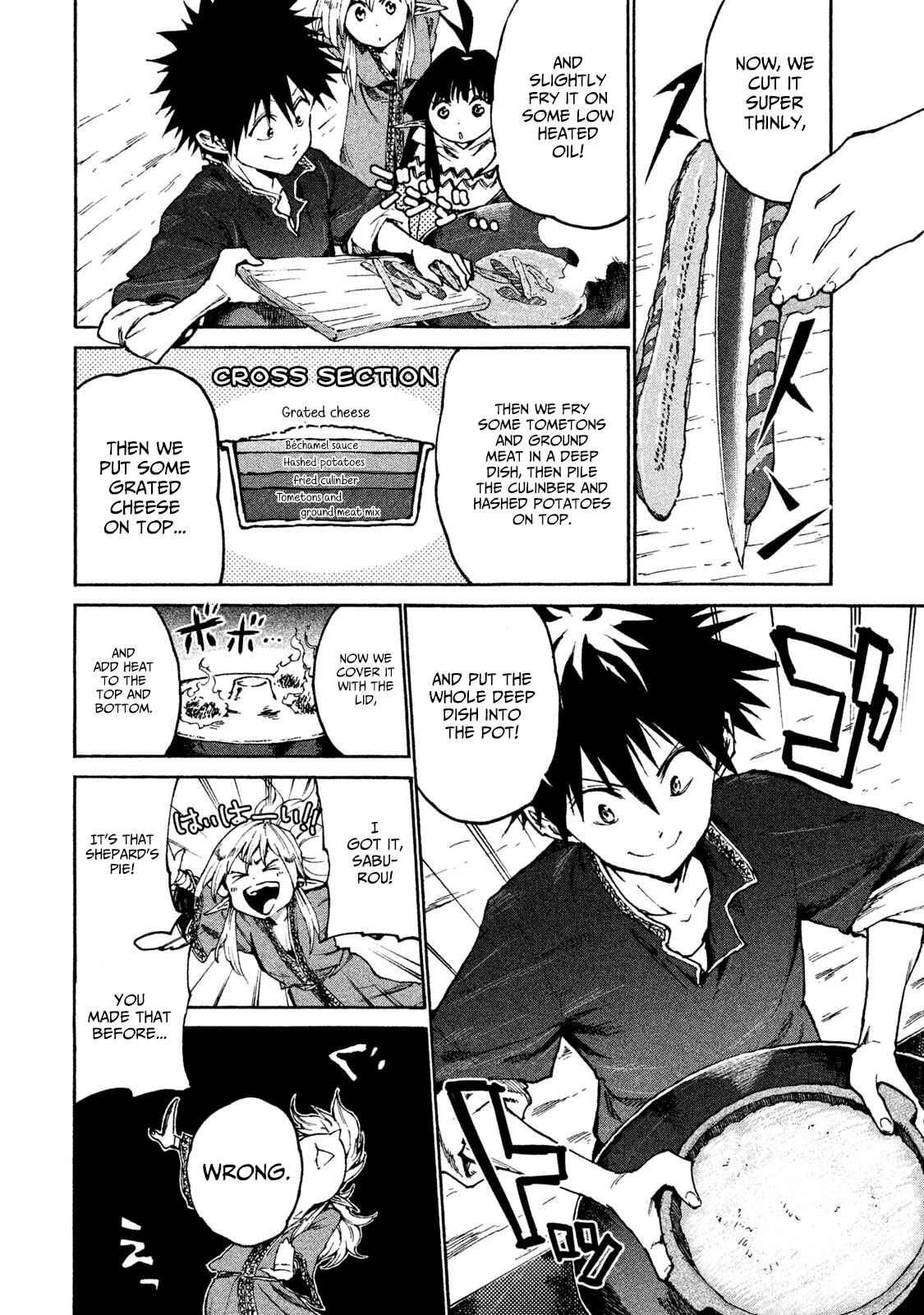 Page 16 Chapter 19 Mazumeshi Elf to Yuuboku gurashi