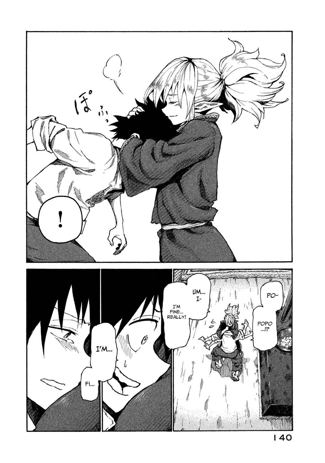 Page 14 Chapter 10 Mazumeshi Elf to Yuuboku gurashi