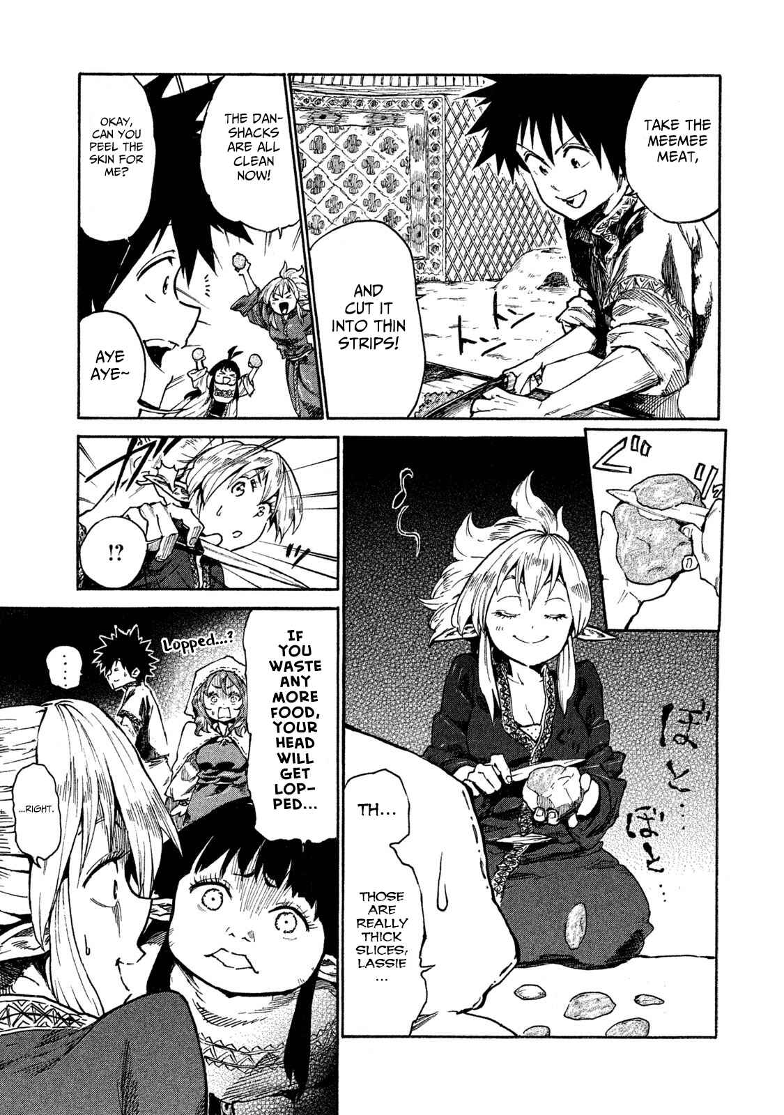 Page 23 Chapter 10 Mazumeshi Elf to Yuuboku gurashi