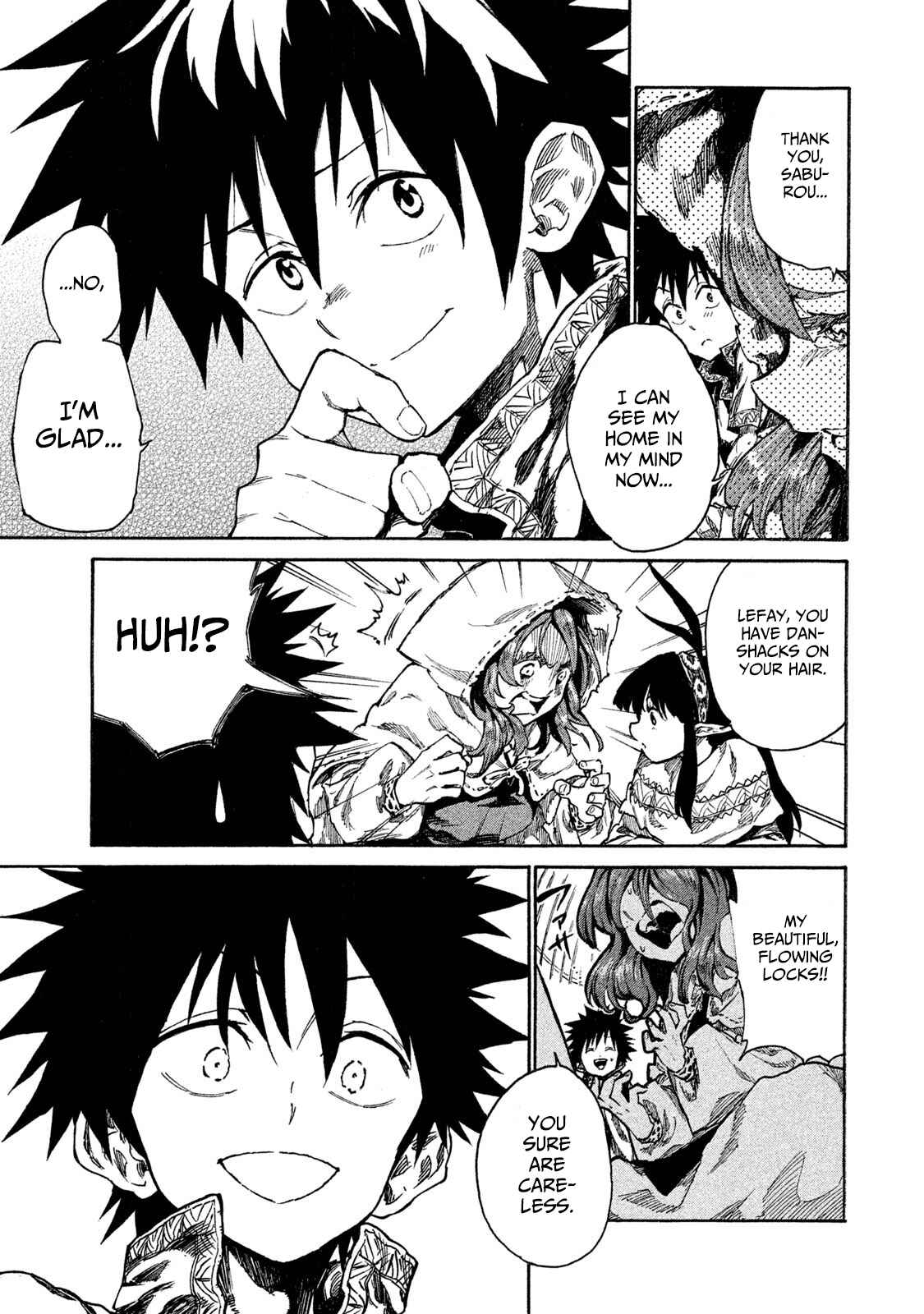 Page 33 Chapter 10 Mazumeshi Elf to Yuuboku gurashi