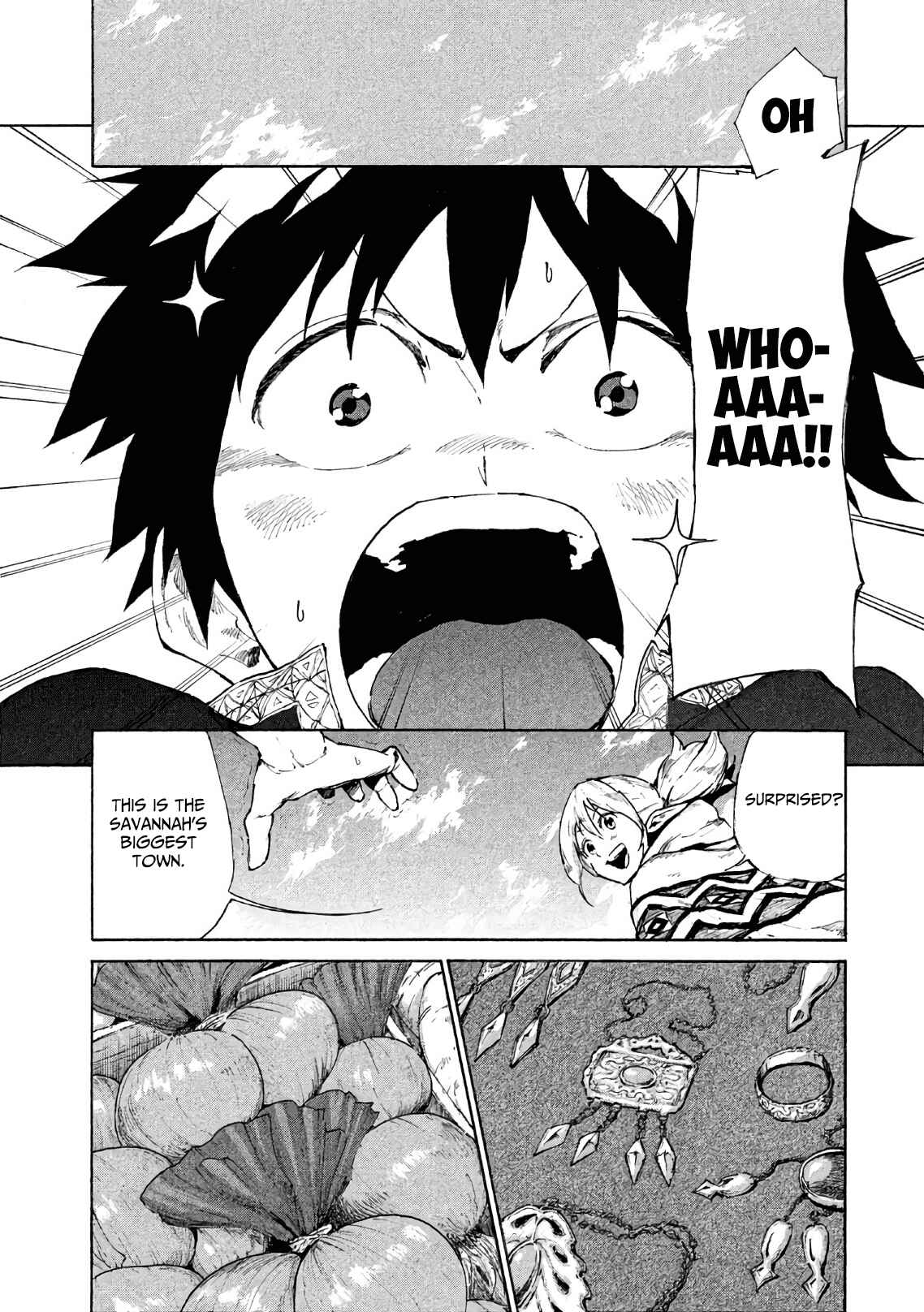 Page 2 Chapter 5 Mazumeshi Elf to Yuuboku gurashi