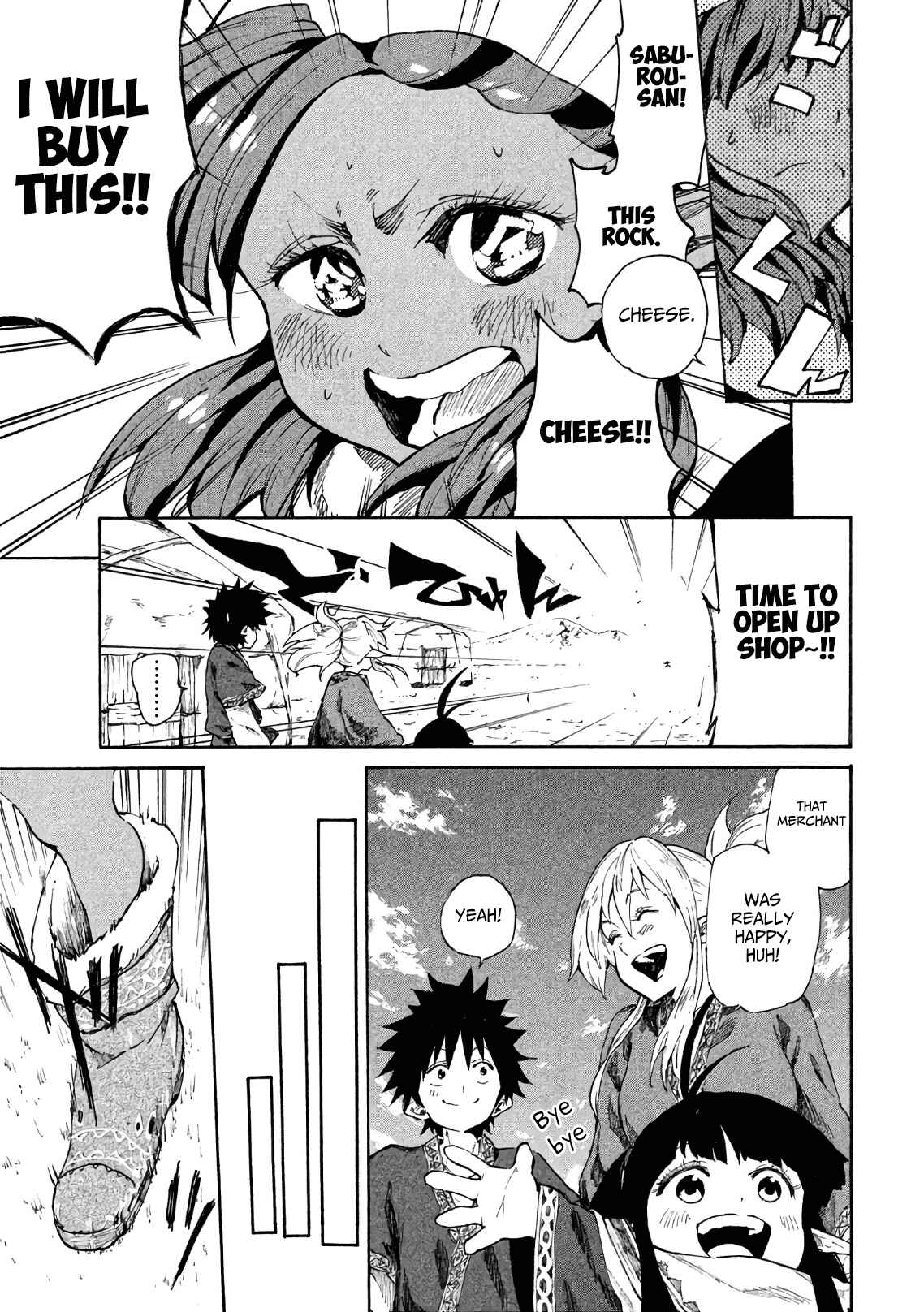 Page 24 Chapter 5 Mazumeshi Elf to Yuuboku gurashi