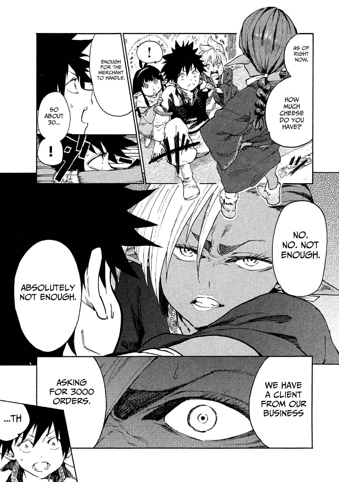 Page 28 Chapter 5 Mazumeshi Elf to Yuuboku gurashi