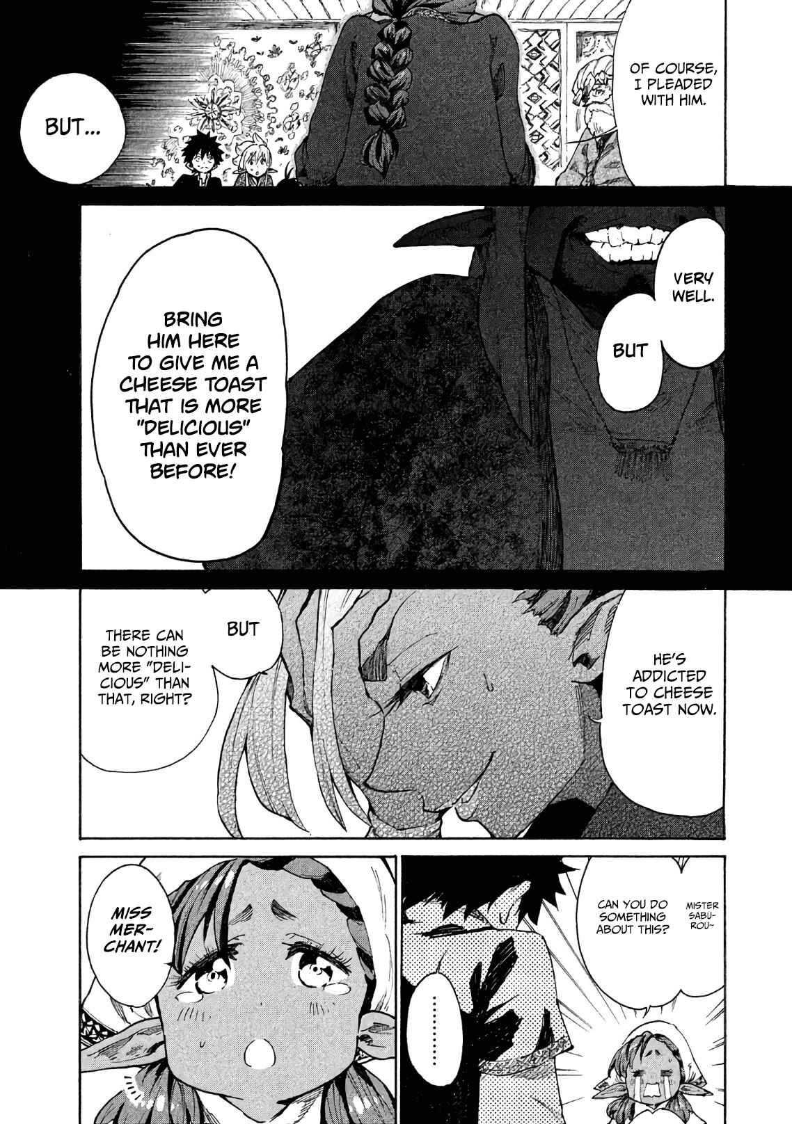 Page 30 Chapter 5 Mazumeshi Elf to Yuuboku gurashi