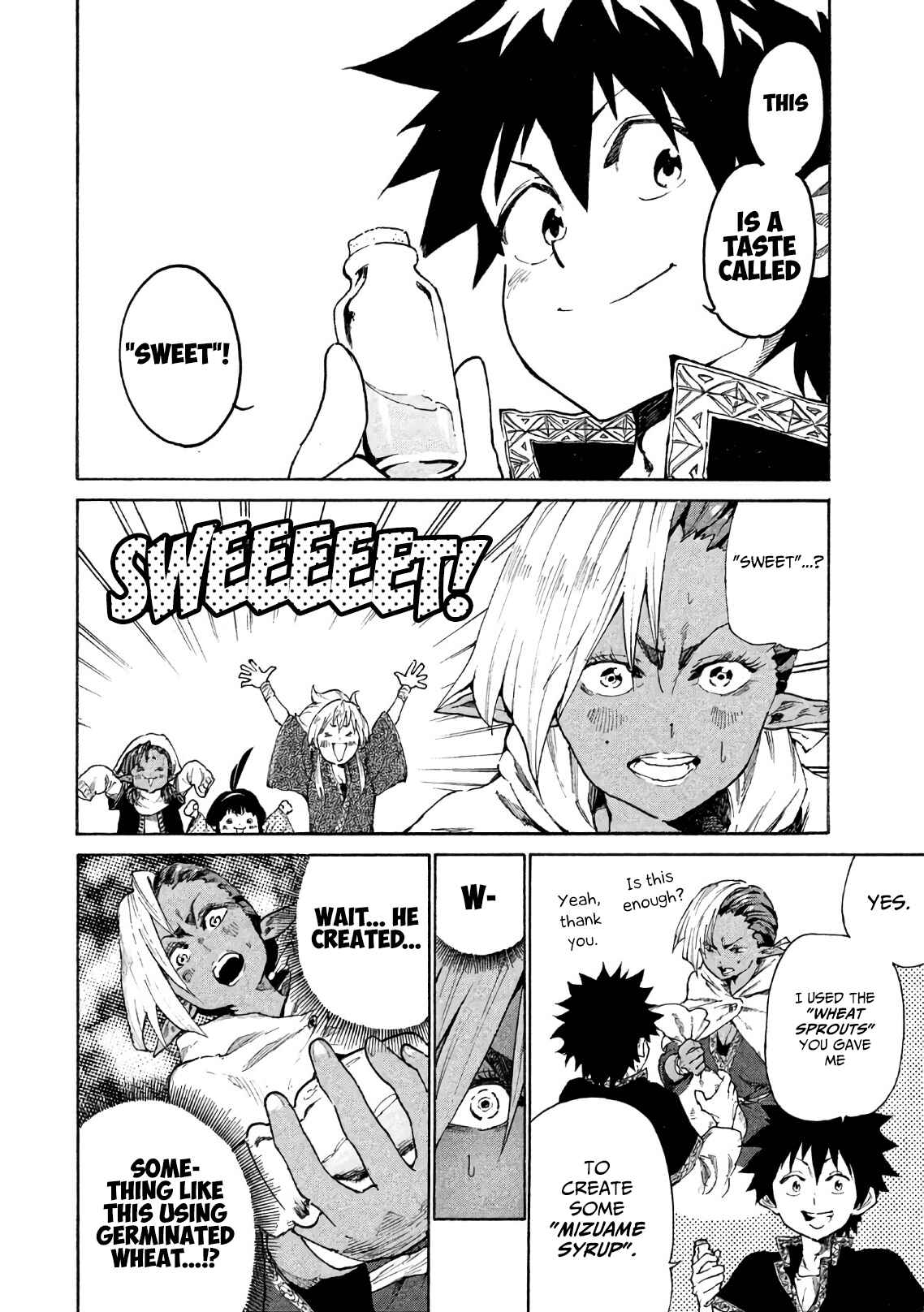 Page 37 Chapter 5 Mazumeshi Elf to Yuuboku gurashi