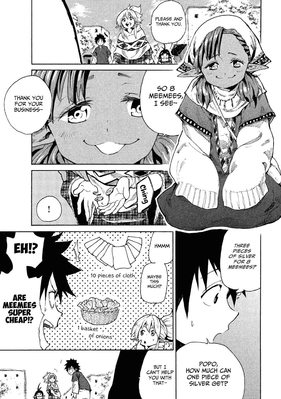 Page 6 Chapter 5 Mazumeshi Elf to Yuuboku gurashi