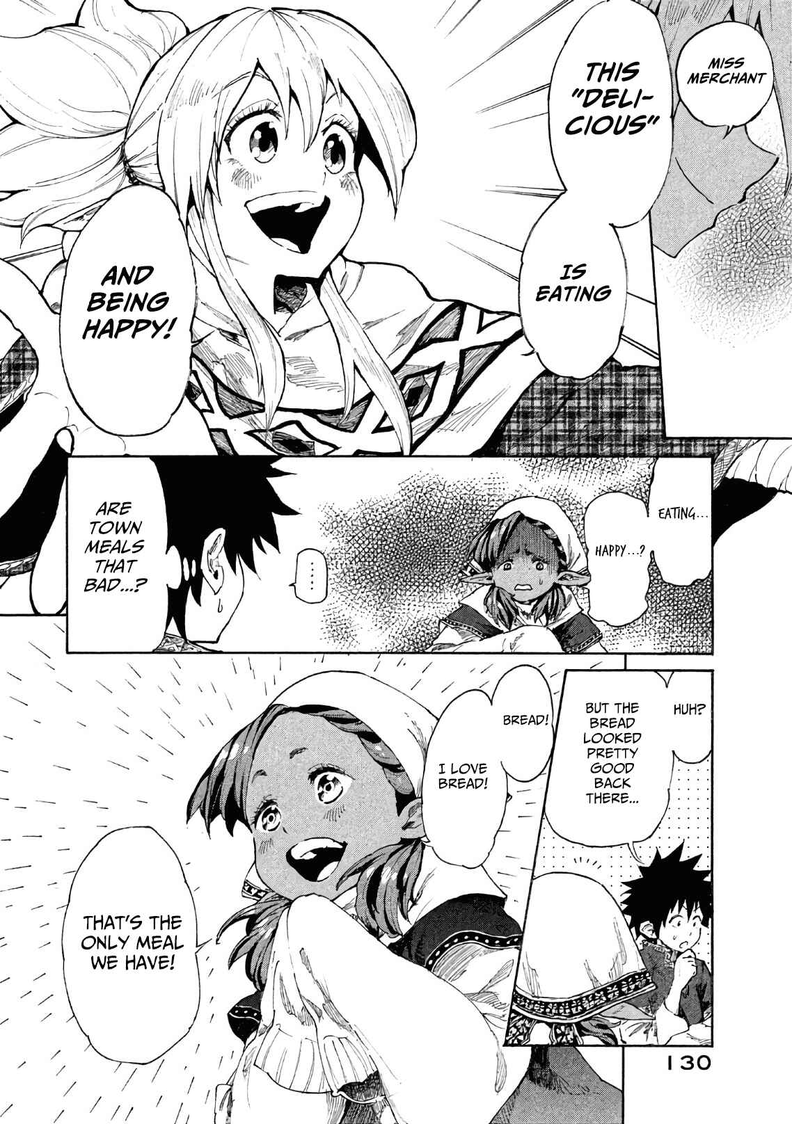 Page 9 Chapter 5 Mazumeshi Elf to Yuuboku gurashi