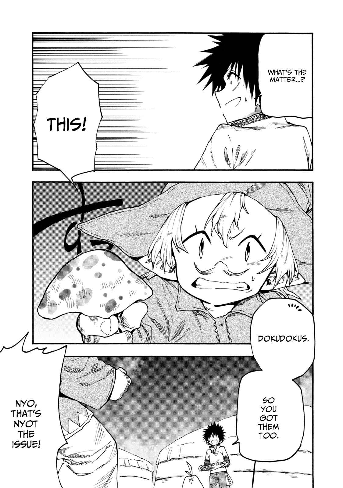 Page 21 Chapter 50 Mazumeshi Elf to Yuuboku gurashi
