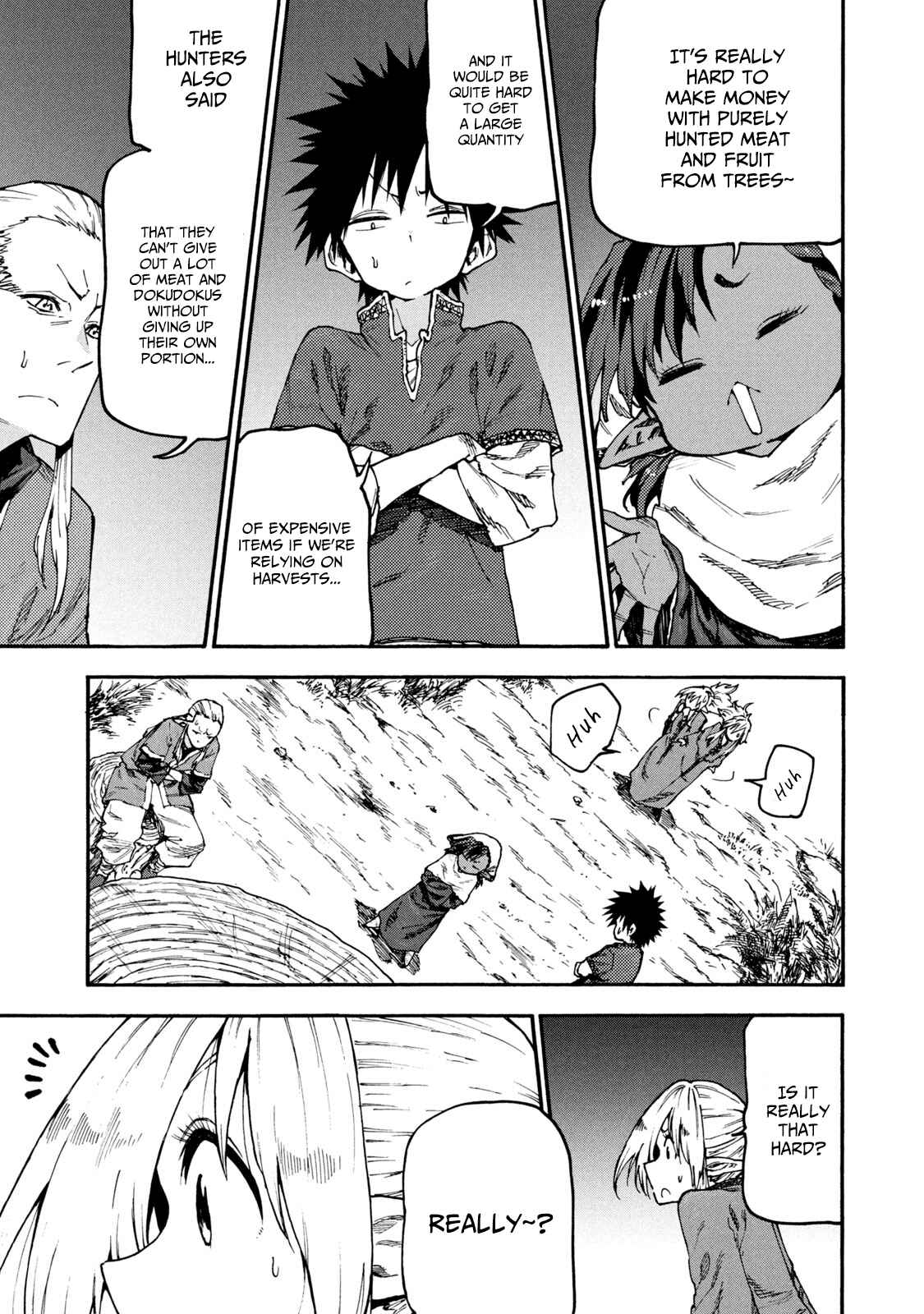 Page 7 Chapter 50 Mazumeshi Elf to Yuuboku gurashi
