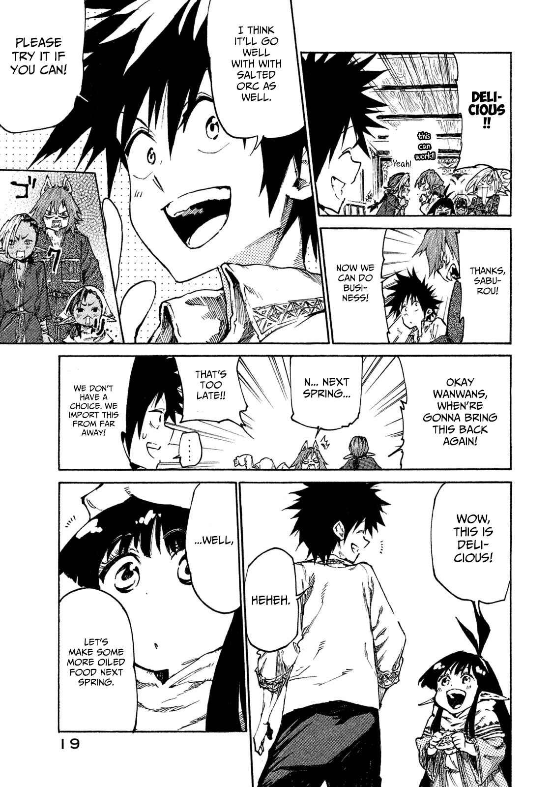 Page 21 Chapter 17 Mazumeshi Elf to Yuuboku gurashi