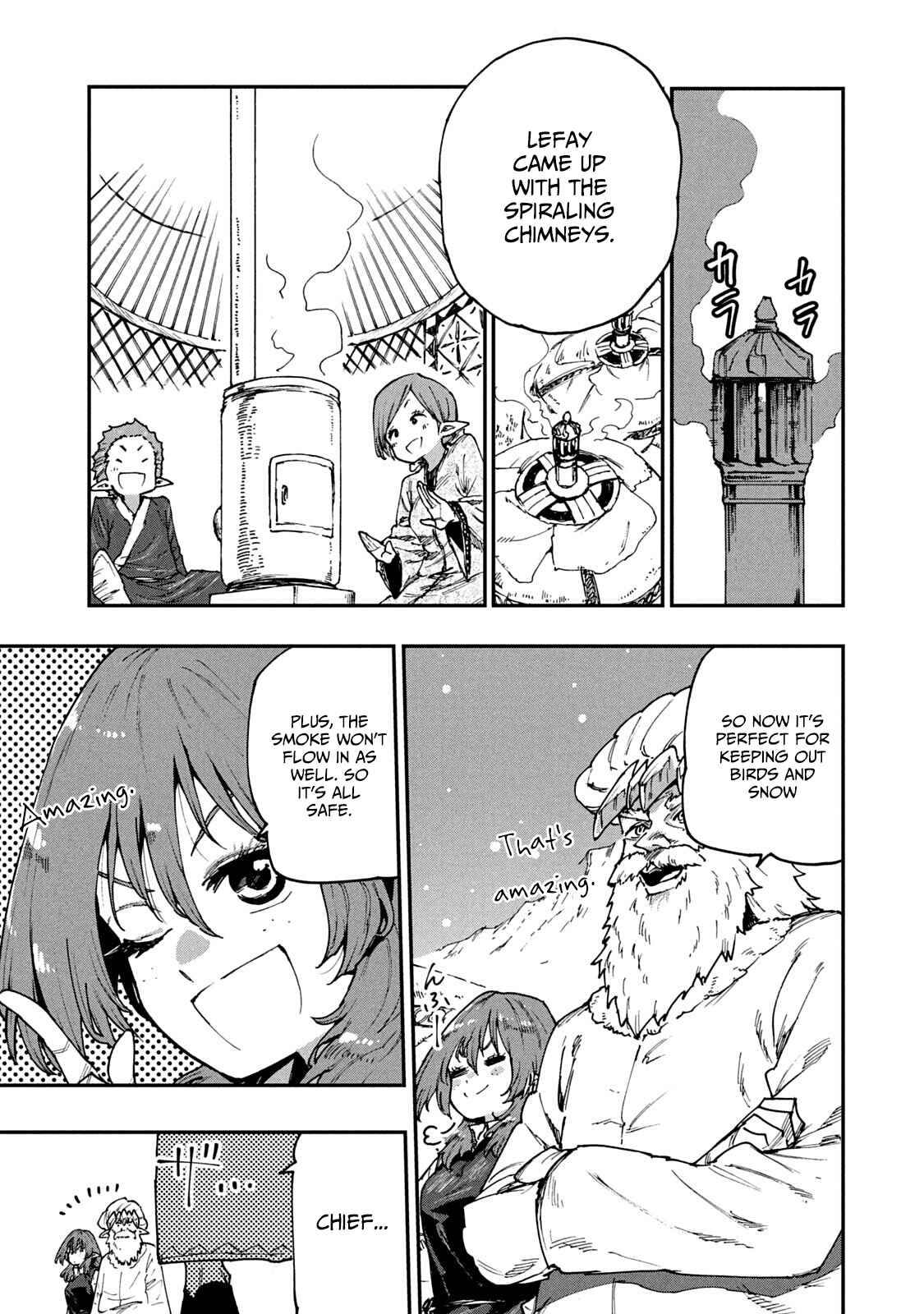 Page 7 Chapter 57 Mazumeshi Elf to Yuuboku gurashi