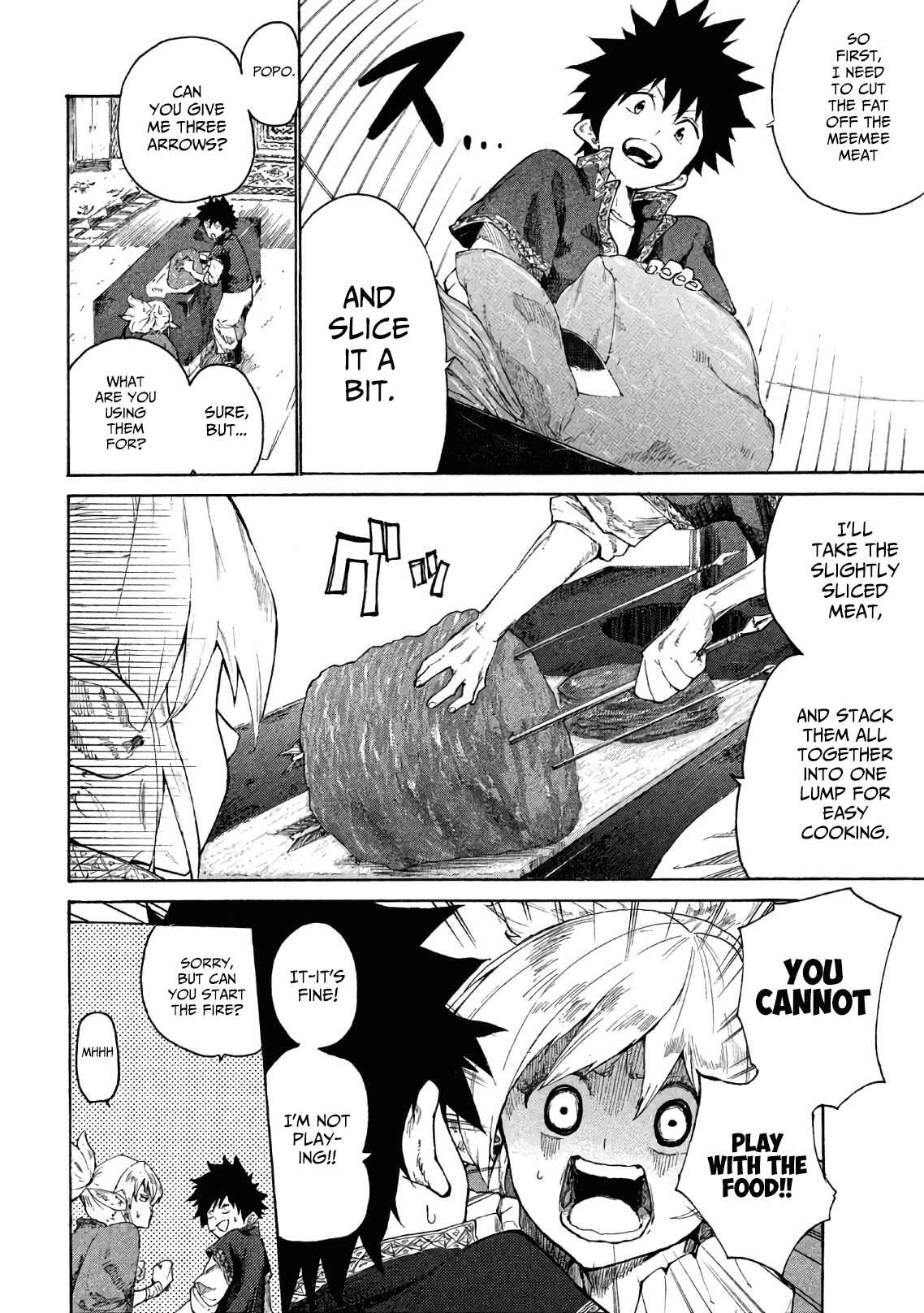 Page 25 Chapter 2 Mazumeshi Elf to Yuuboku gurashi