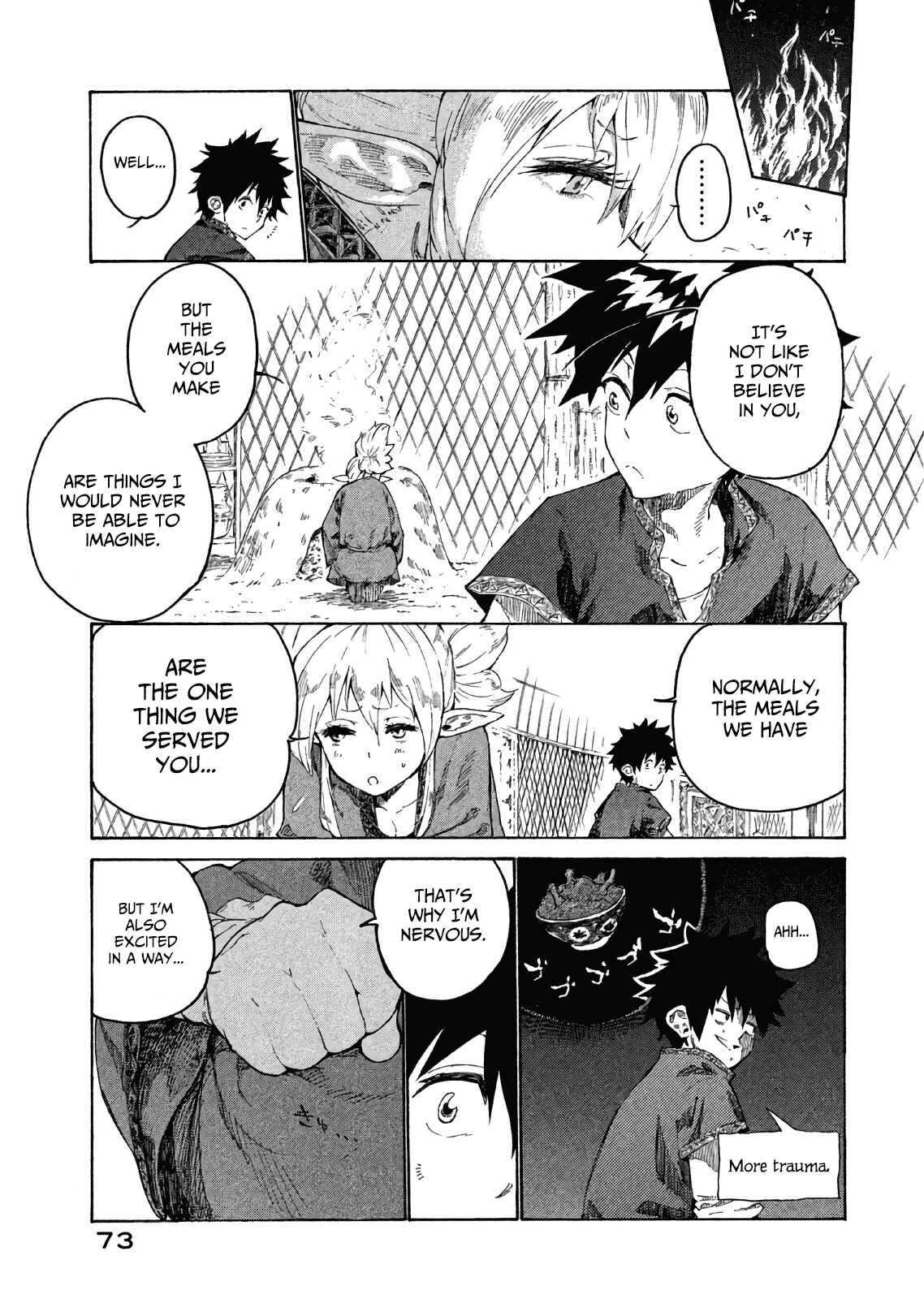 Page 26 Chapter 2 Mazumeshi Elf to Yuuboku gurashi