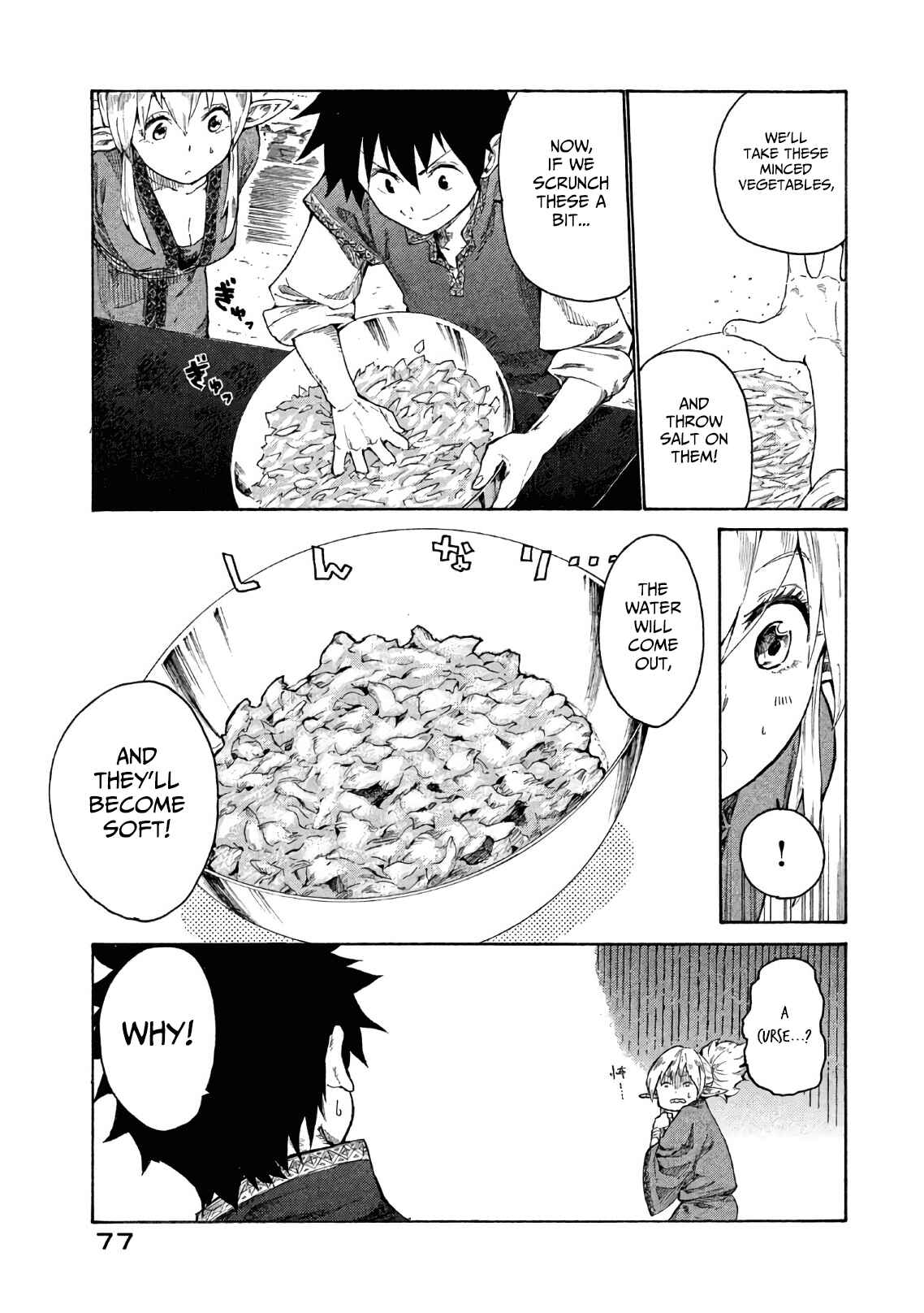 Page 30 Chapter 2 Mazumeshi Elf to Yuuboku gurashi