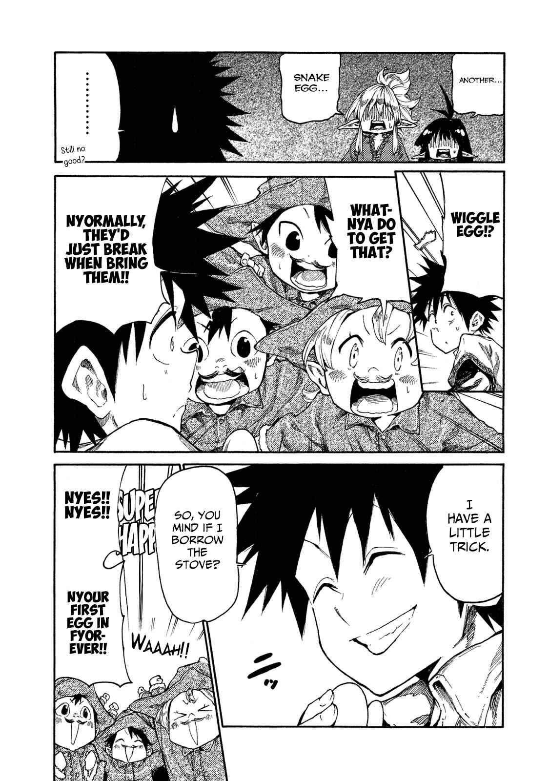 Page 11 Chapter 14 Mazumeshi Elf to Yuuboku gurashi