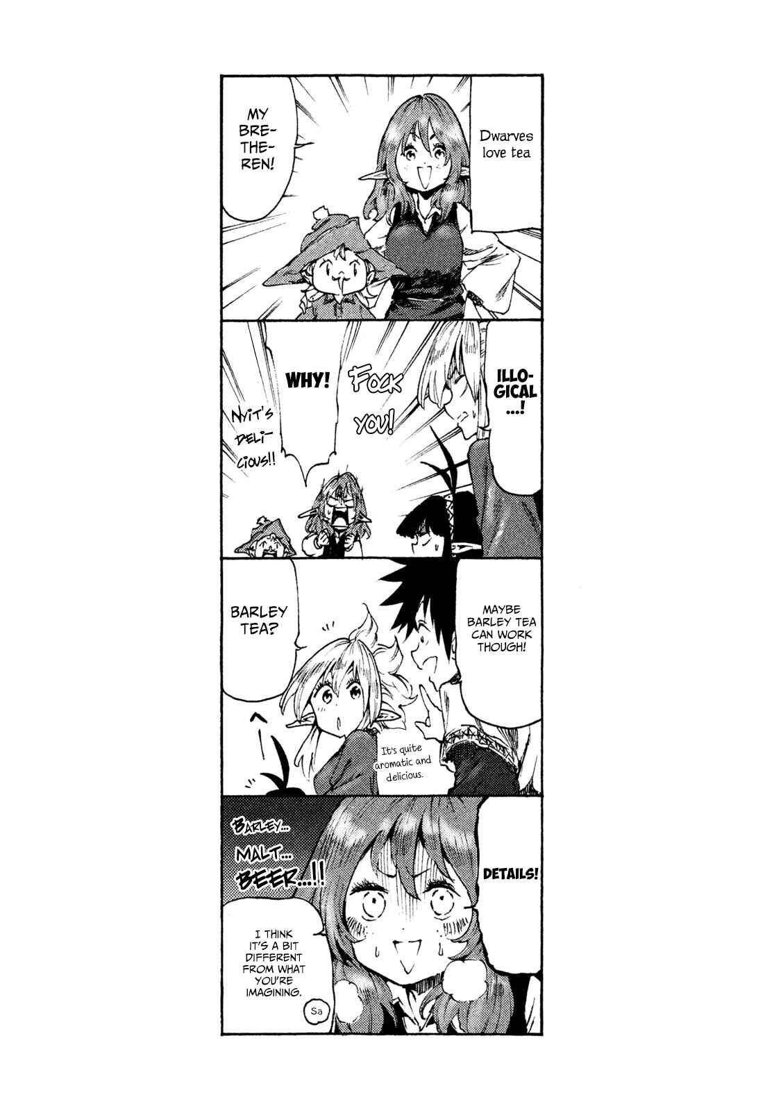 Page 20 Chapter 14 Mazumeshi Elf to Yuuboku gurashi