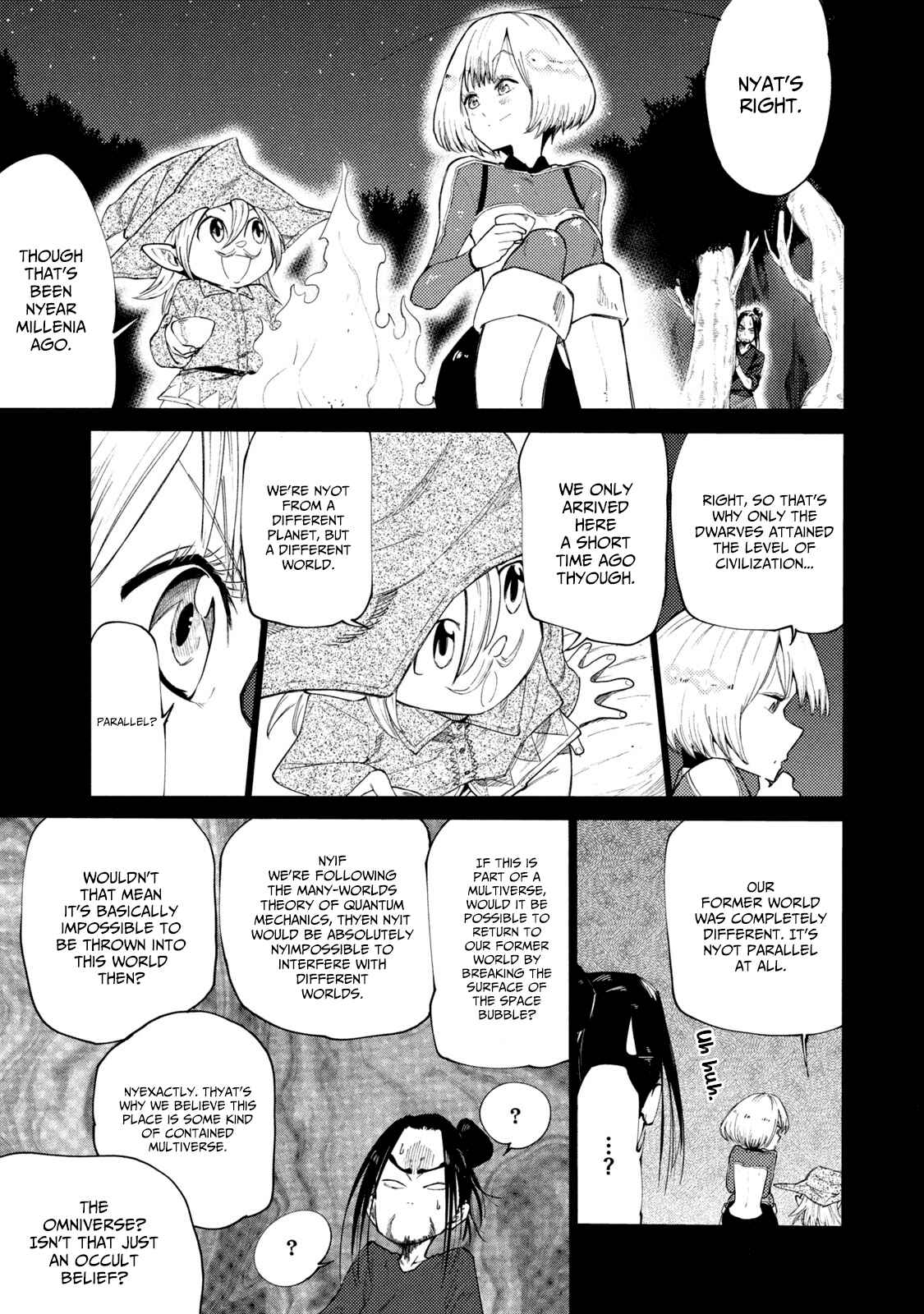 Page 13 Chapter 38.1 Mazumeshi Elf to Yuuboku gurashi