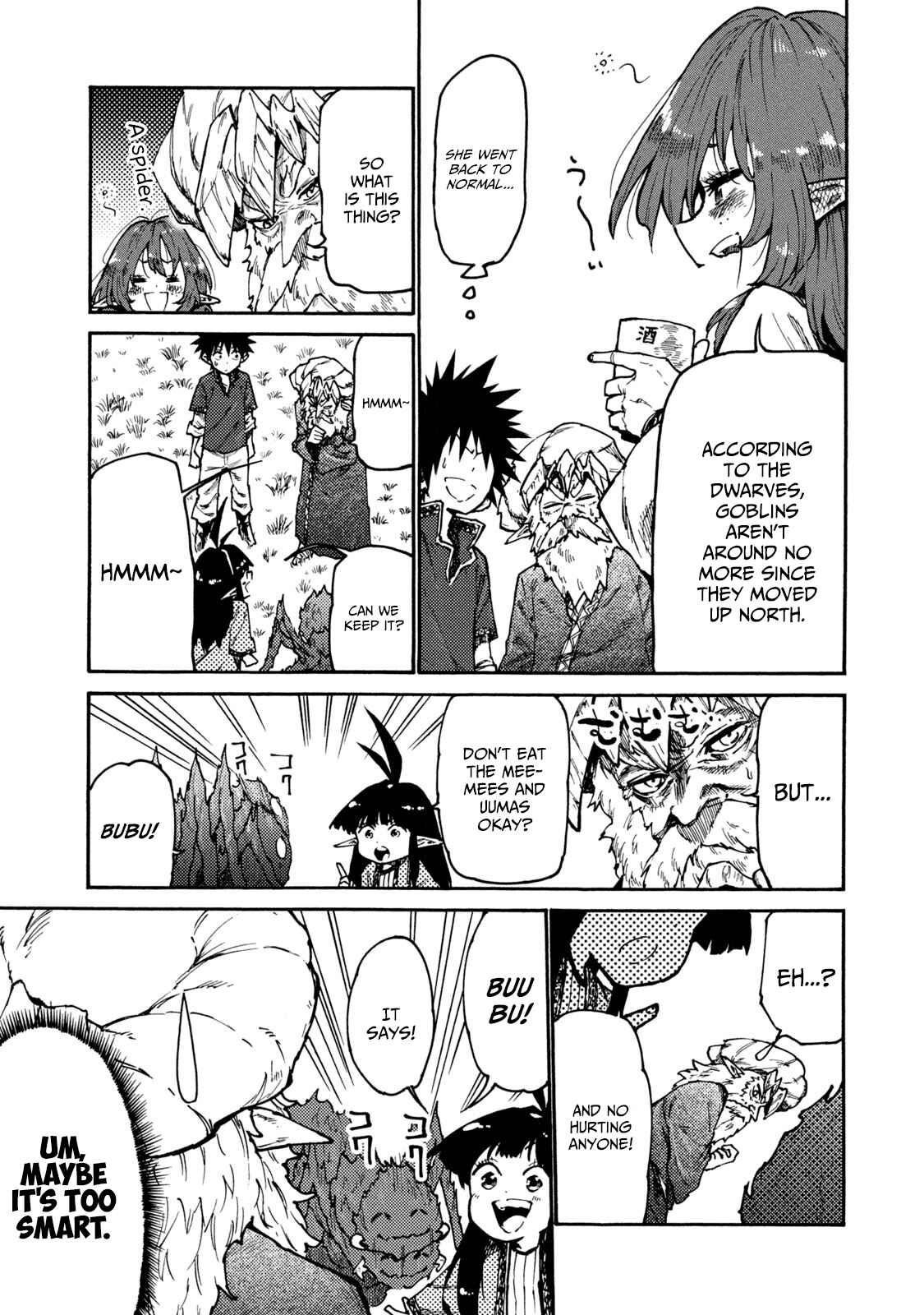 Page 19 Chapter 33 Mazumeshi Elf to Yuuboku gurashi