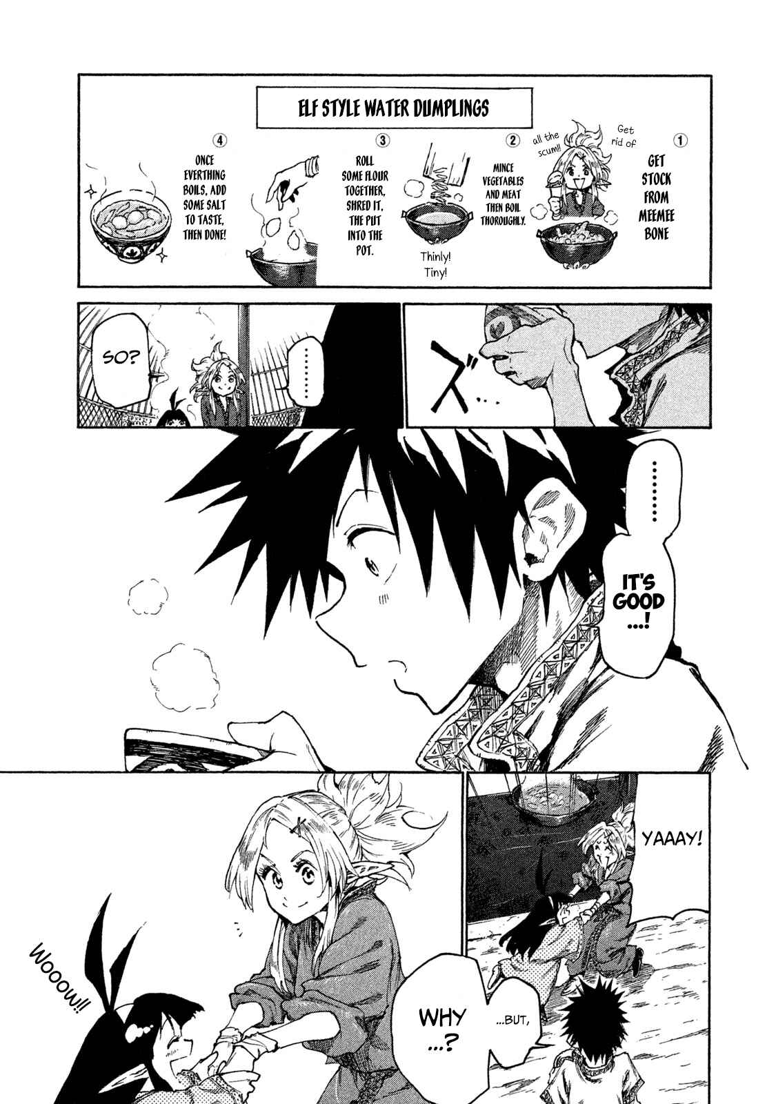 Page 13 Chapter 16 Mazumeshi Elf to Yuuboku gurashi