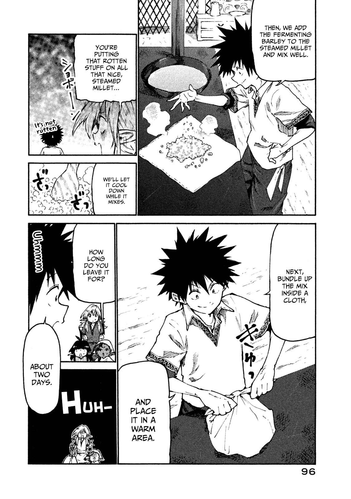 Page 6 Chapter 29 Mazumeshi Elf to Yuuboku gurashi