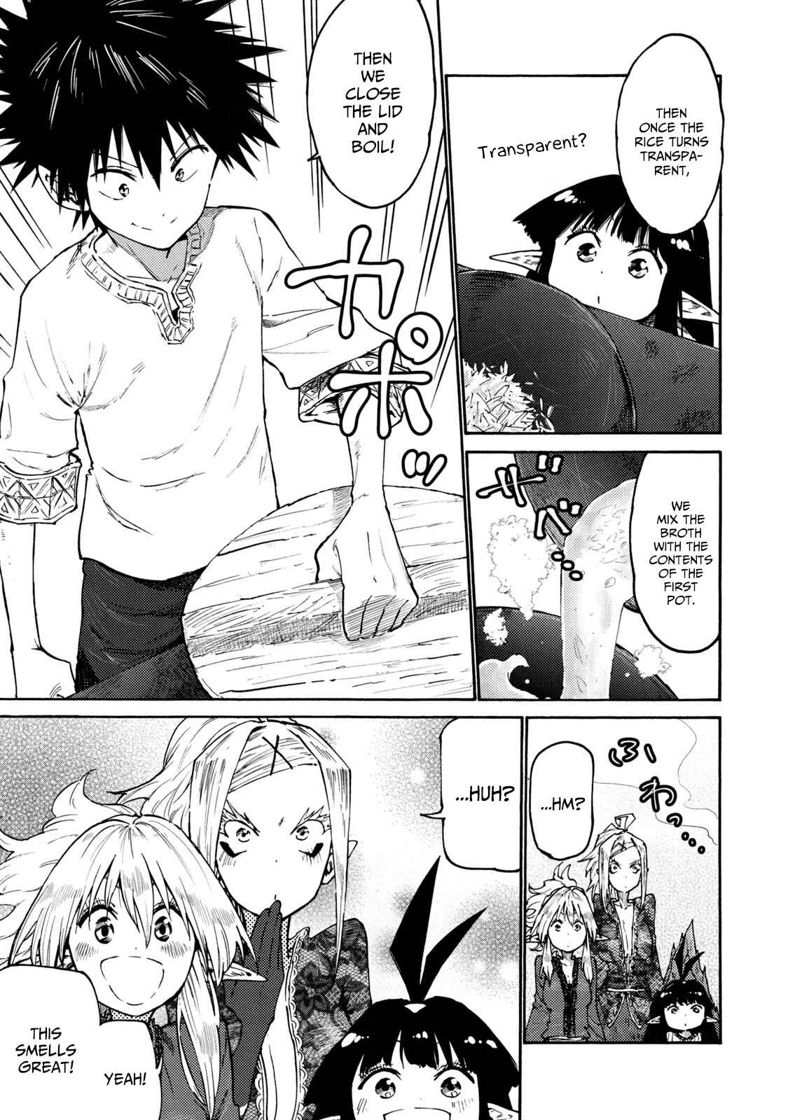 Page 13 Chapter 36 Mazumeshi Elf to Yuuboku gurashi