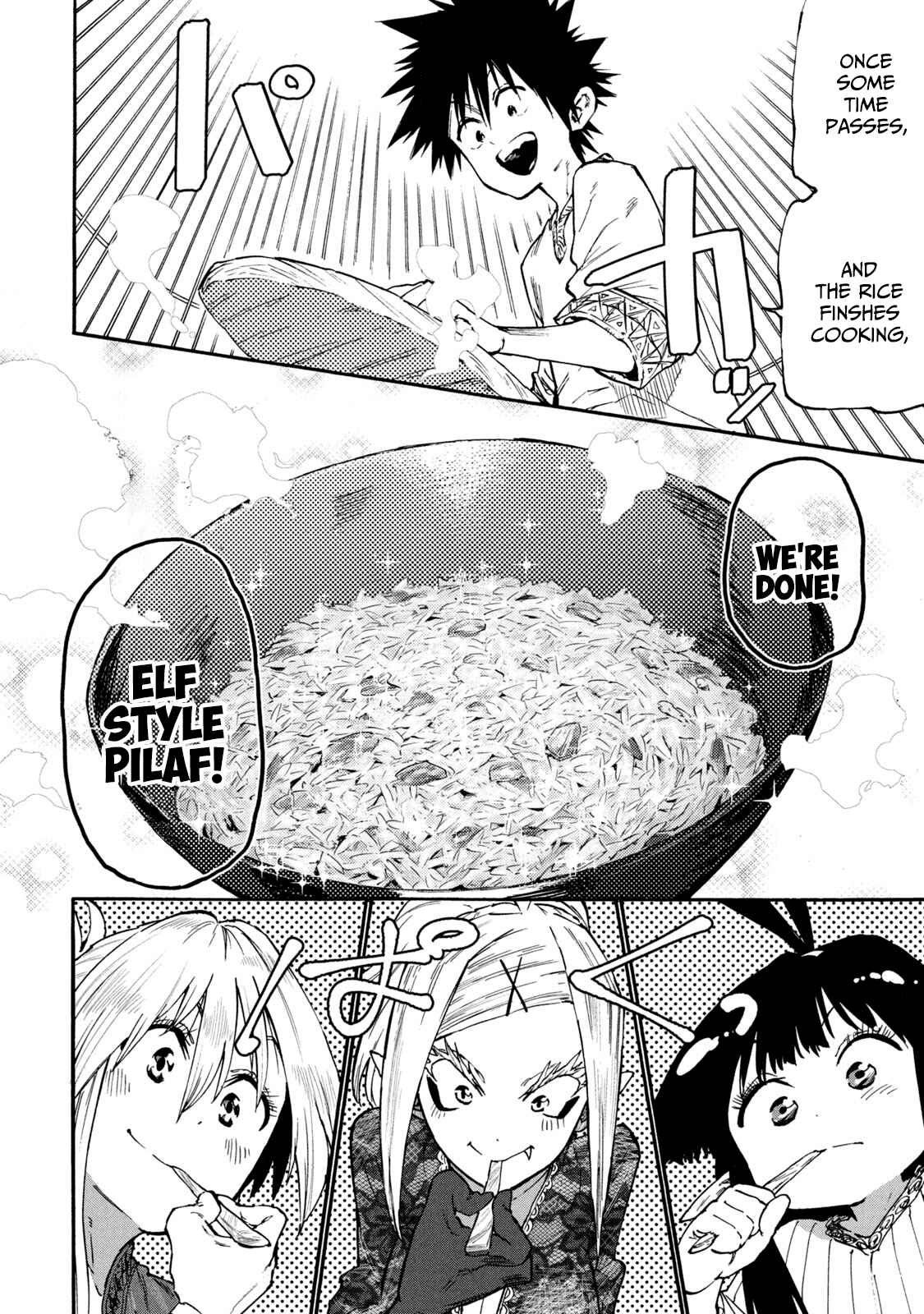 Page 14 Chapter 36 Mazumeshi Elf to Yuuboku gurashi