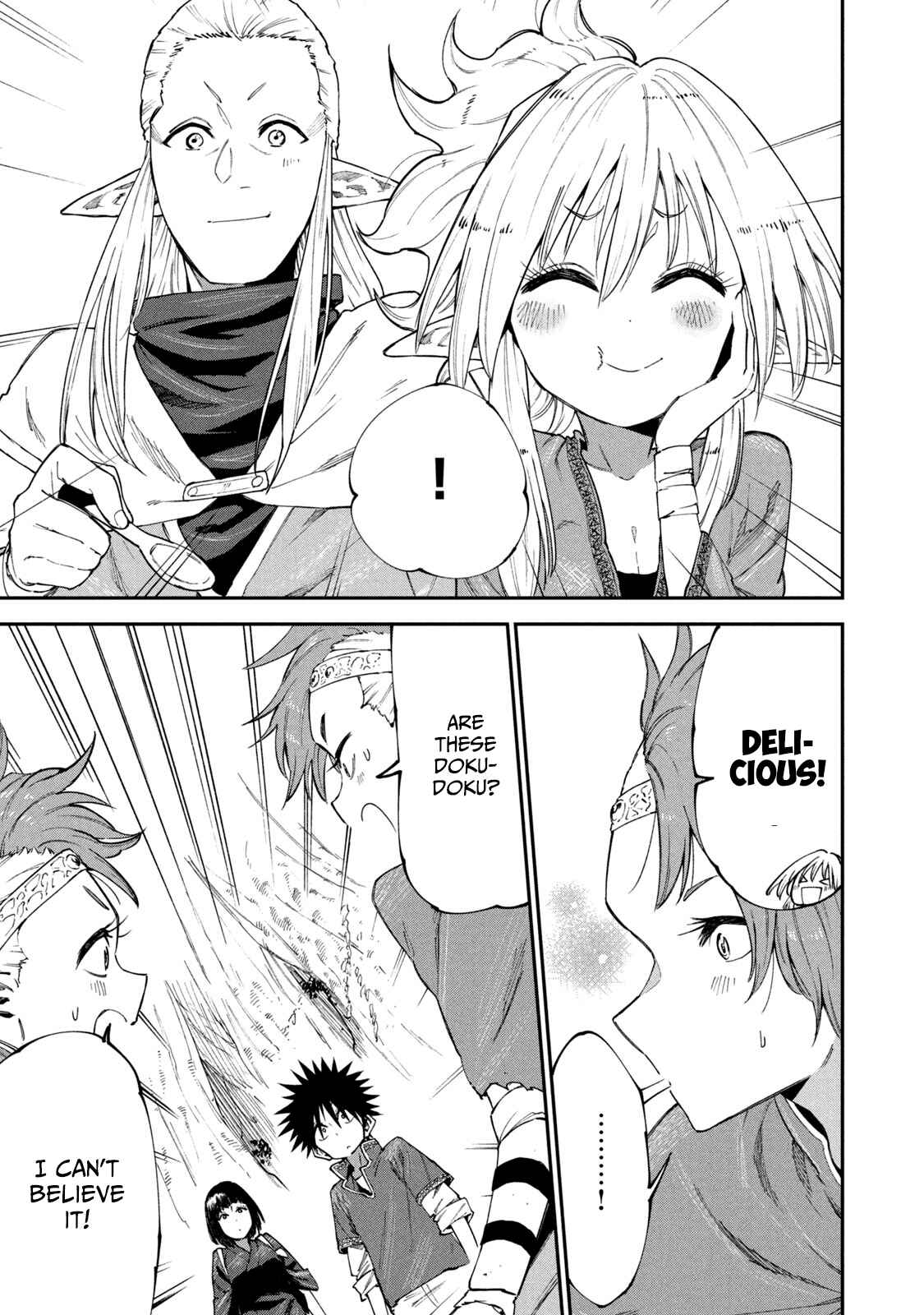 Page 23 Chapter 48 Mazumeshi Elf to Yuuboku gurashi