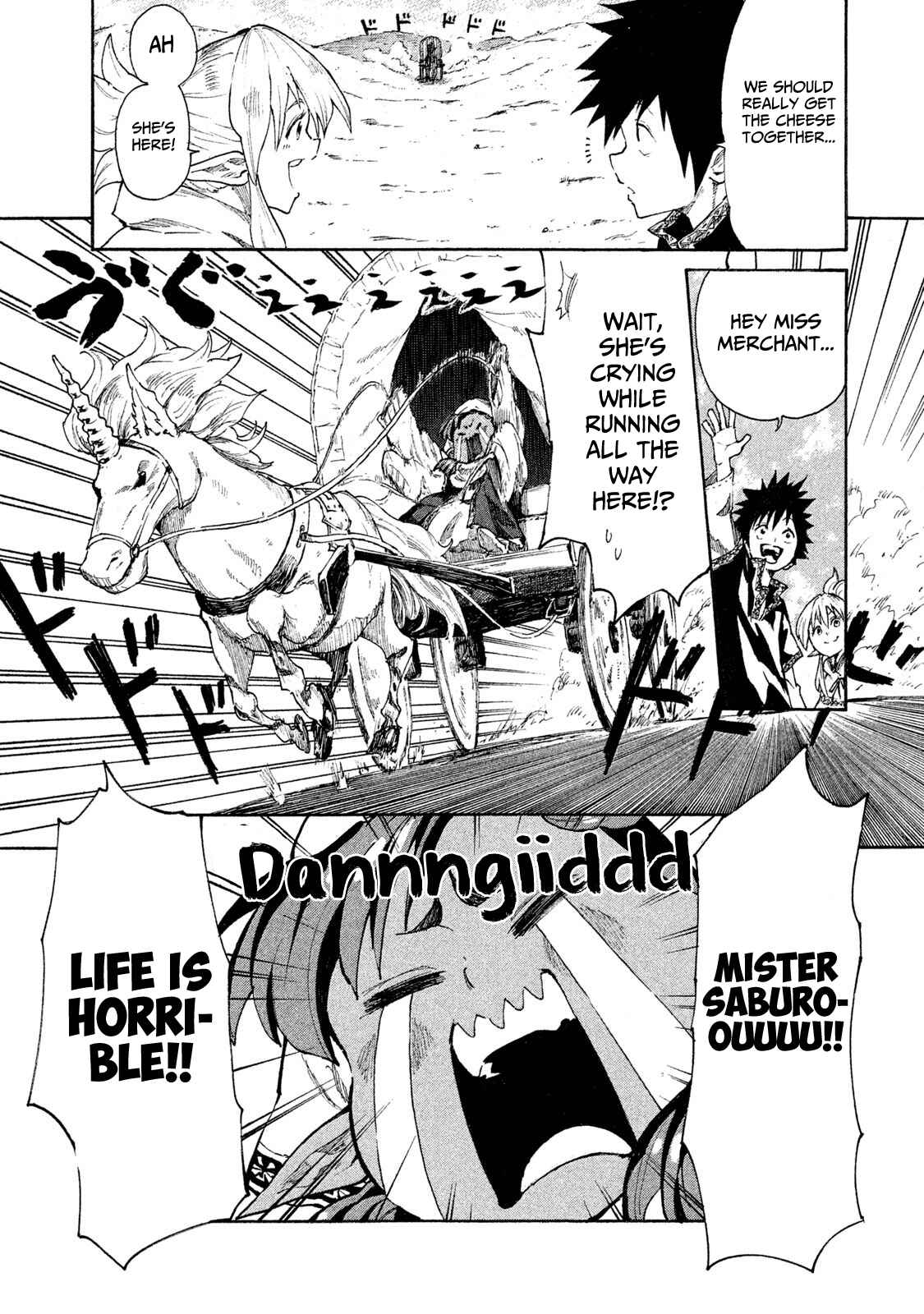 Page 12 Chapter 6 Mazumeshi Elf to Yuuboku gurashi