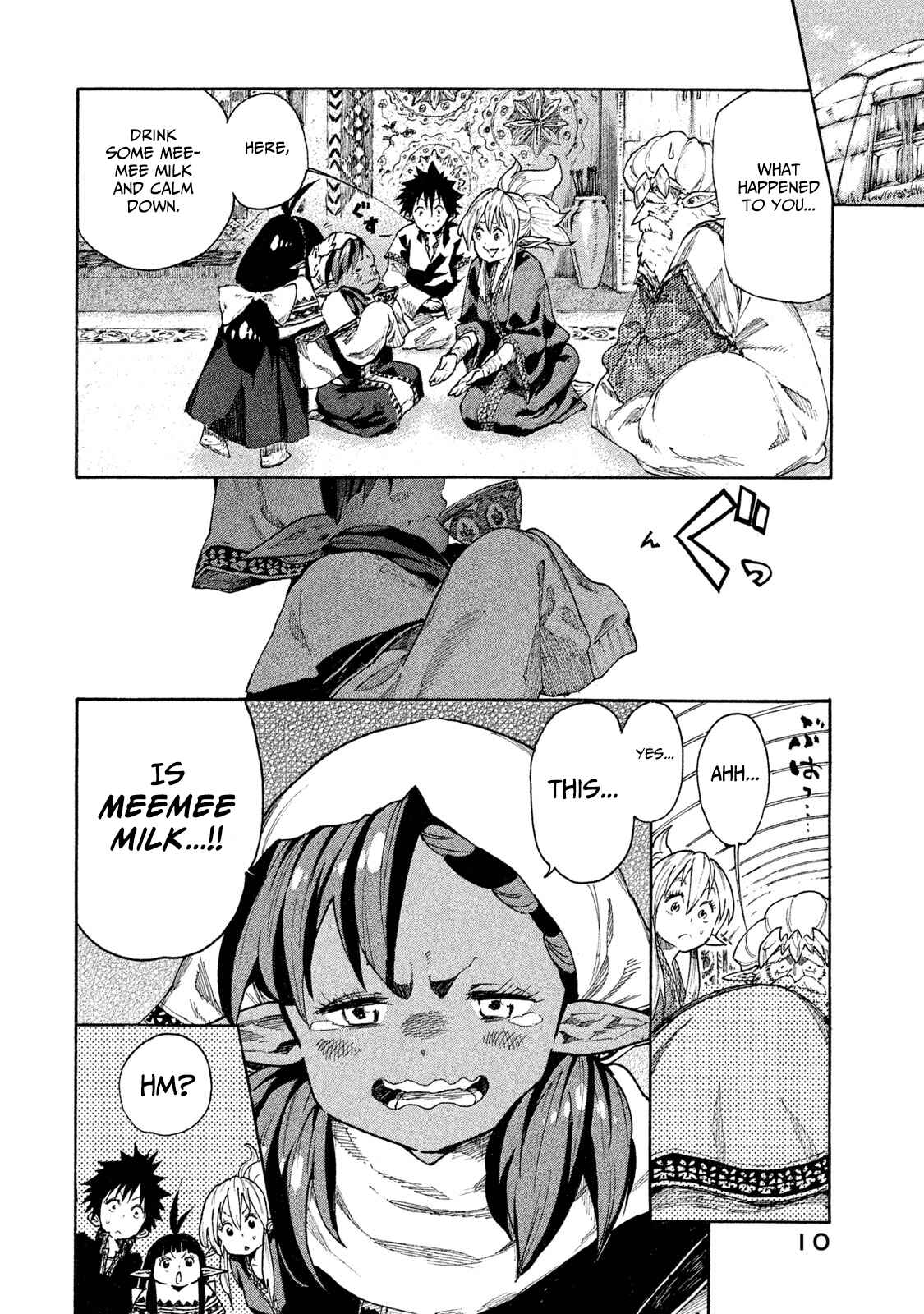 Page 13 Chapter 6 Mazumeshi Elf to Yuuboku gurashi