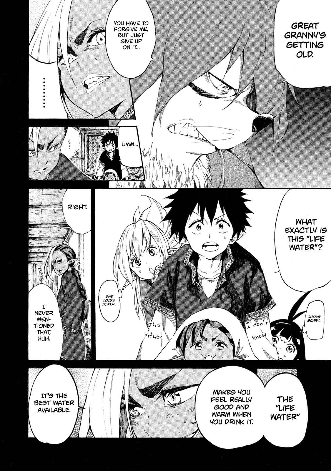 Page 31 Chapter 6 Mazumeshi Elf to Yuuboku gurashi