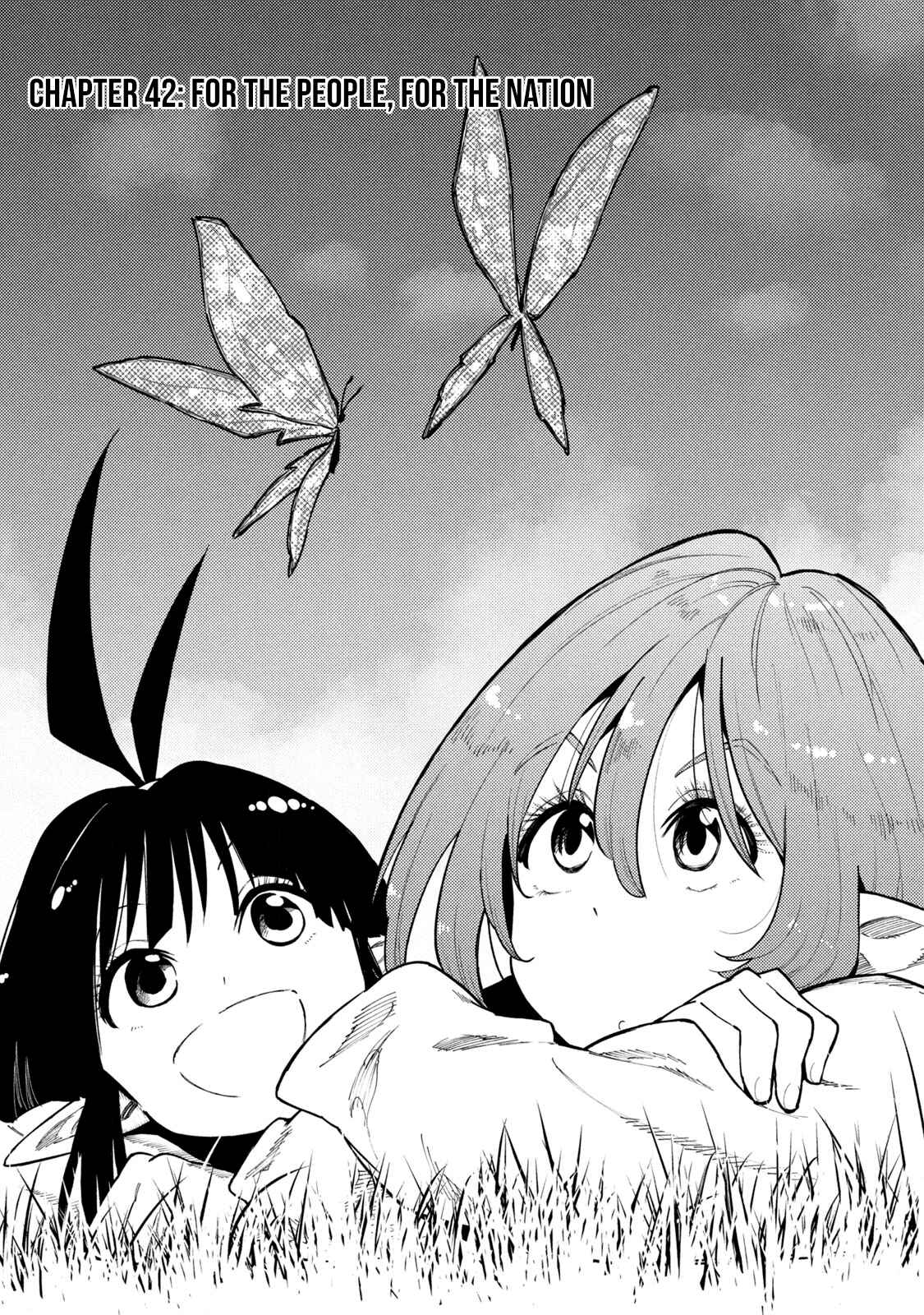 Page 1 Chapter 42 Mazumeshi Elf to Yuuboku gurashi