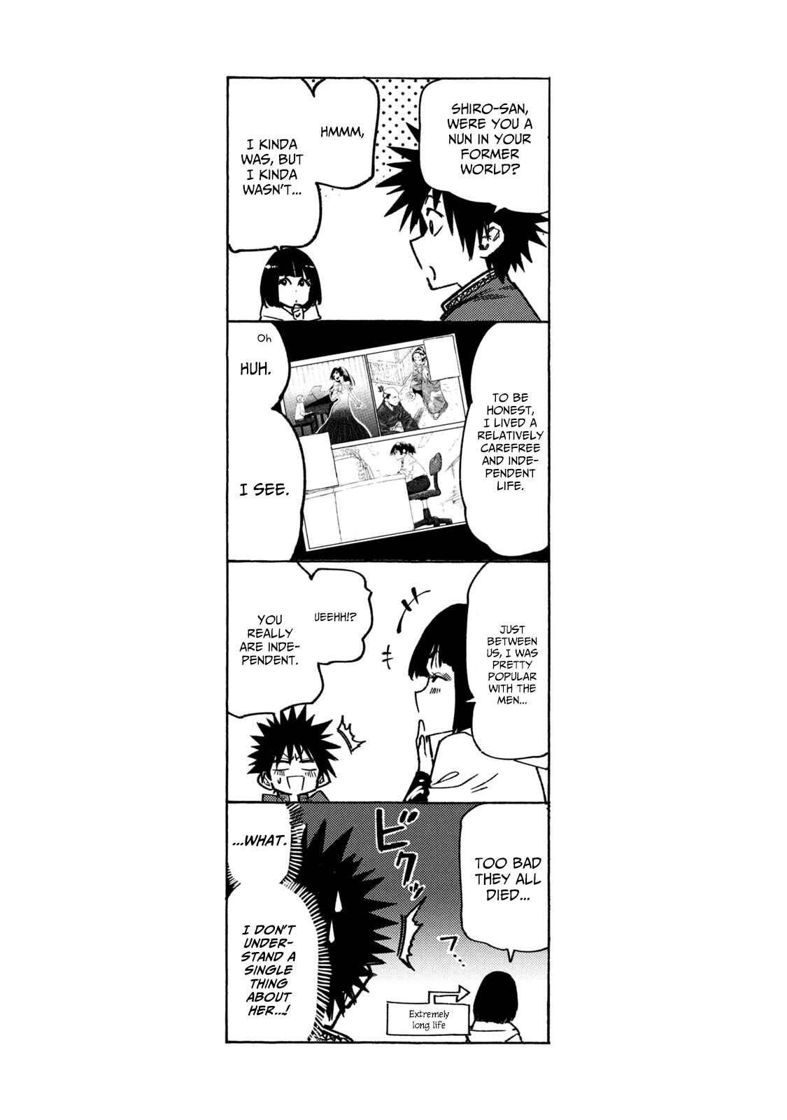 Page 22 Chapter 49.1 Mazumeshi Elf to Yuuboku gurashi