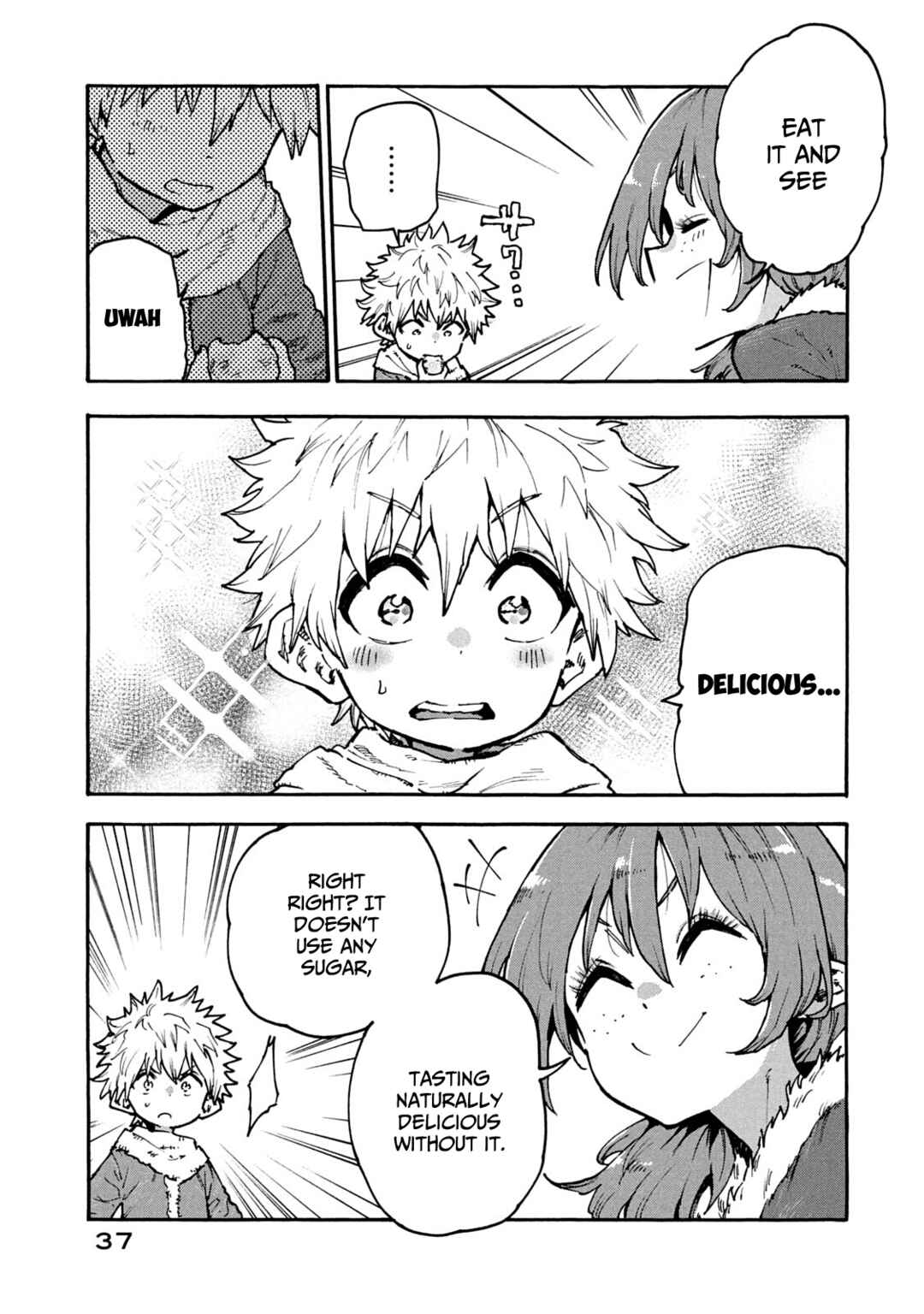 Page 15 Chapter 61 Mazumeshi Elf to Yuuboku gurashi