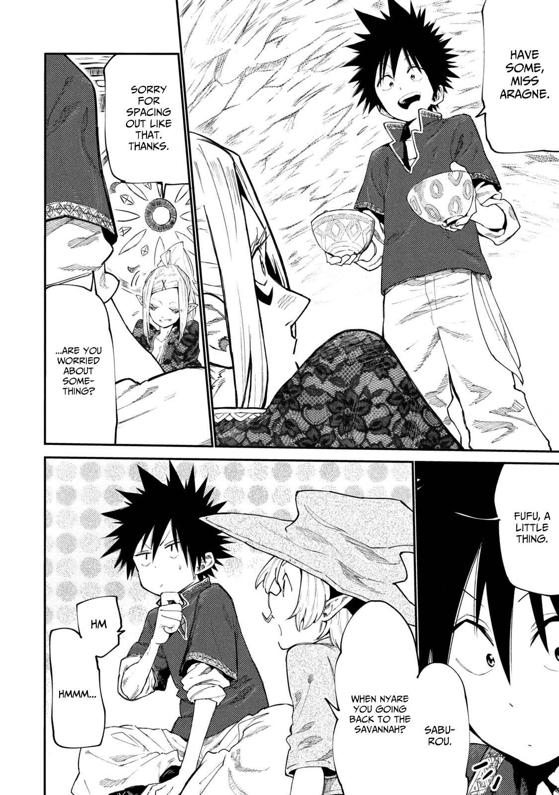 Page 6 Chapter 39 Mazumeshi Elf to Yuuboku gurashi
