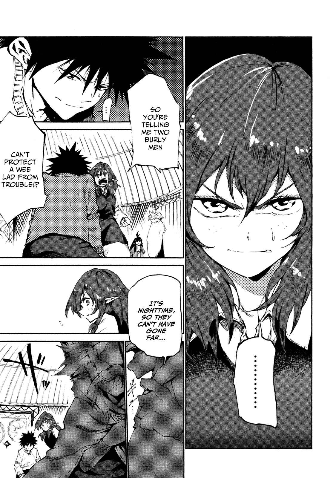 Page 1 Chapter 22 Mazumeshi Elf to Yuuboku gurashi