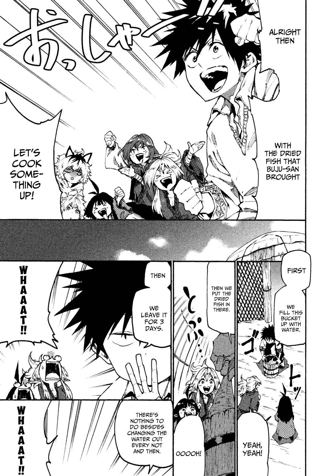 Page 19 Chapter 22 Mazumeshi Elf to Yuuboku gurashi
