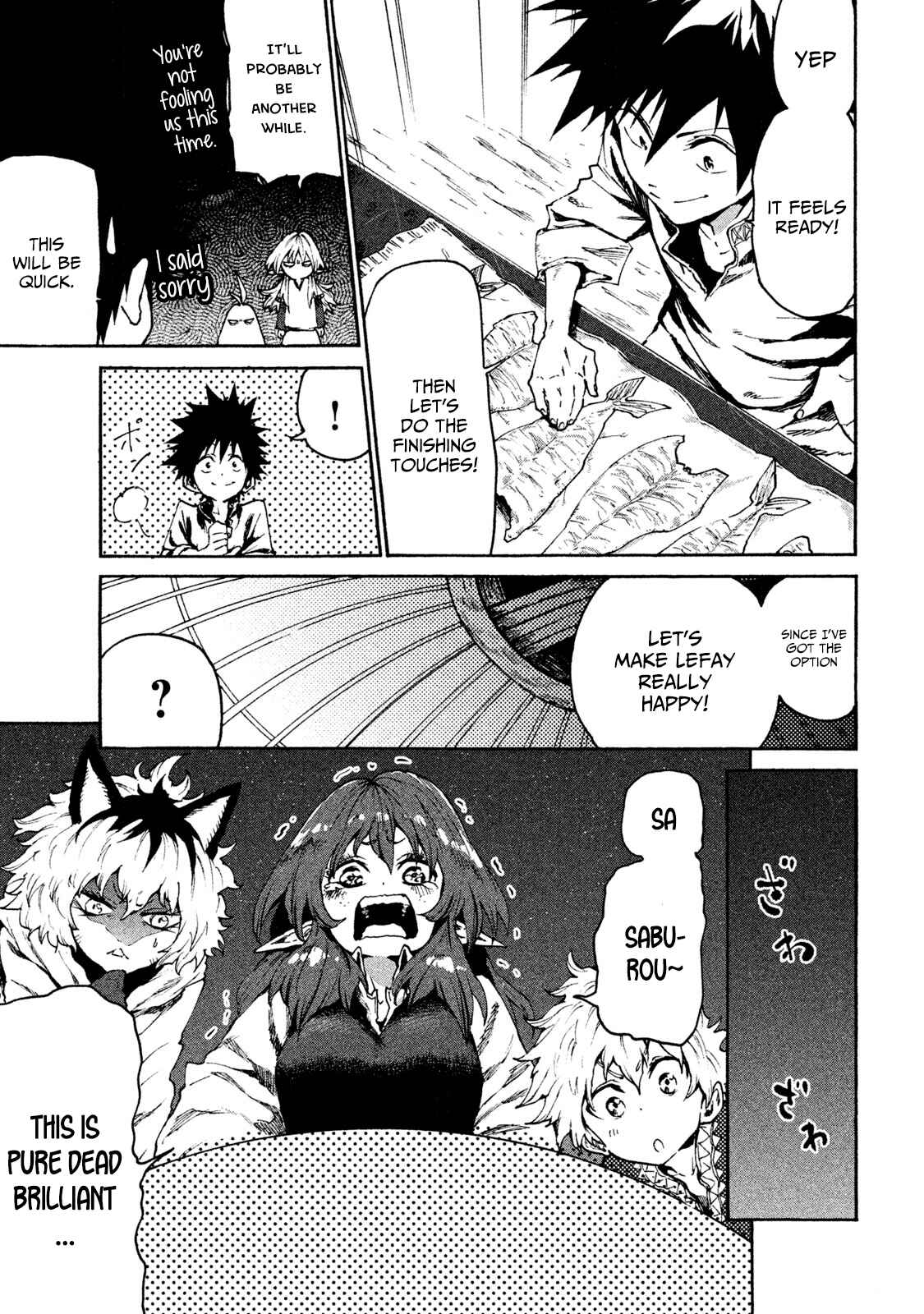 Page 21 Chapter 22 Mazumeshi Elf to Yuuboku gurashi