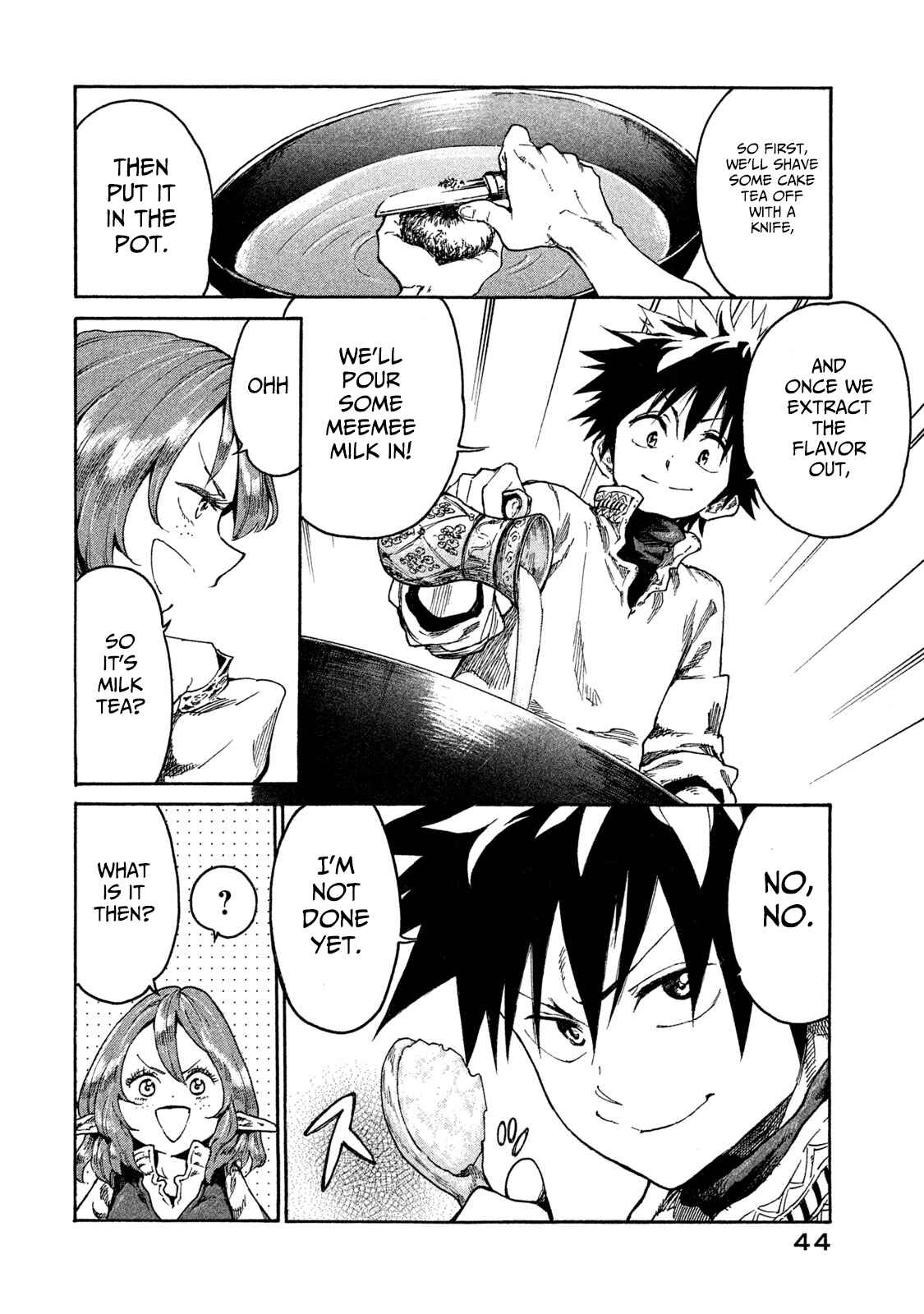 Page 12 Chapter 12 Mazumeshi Elf to Yuuboku gurashi