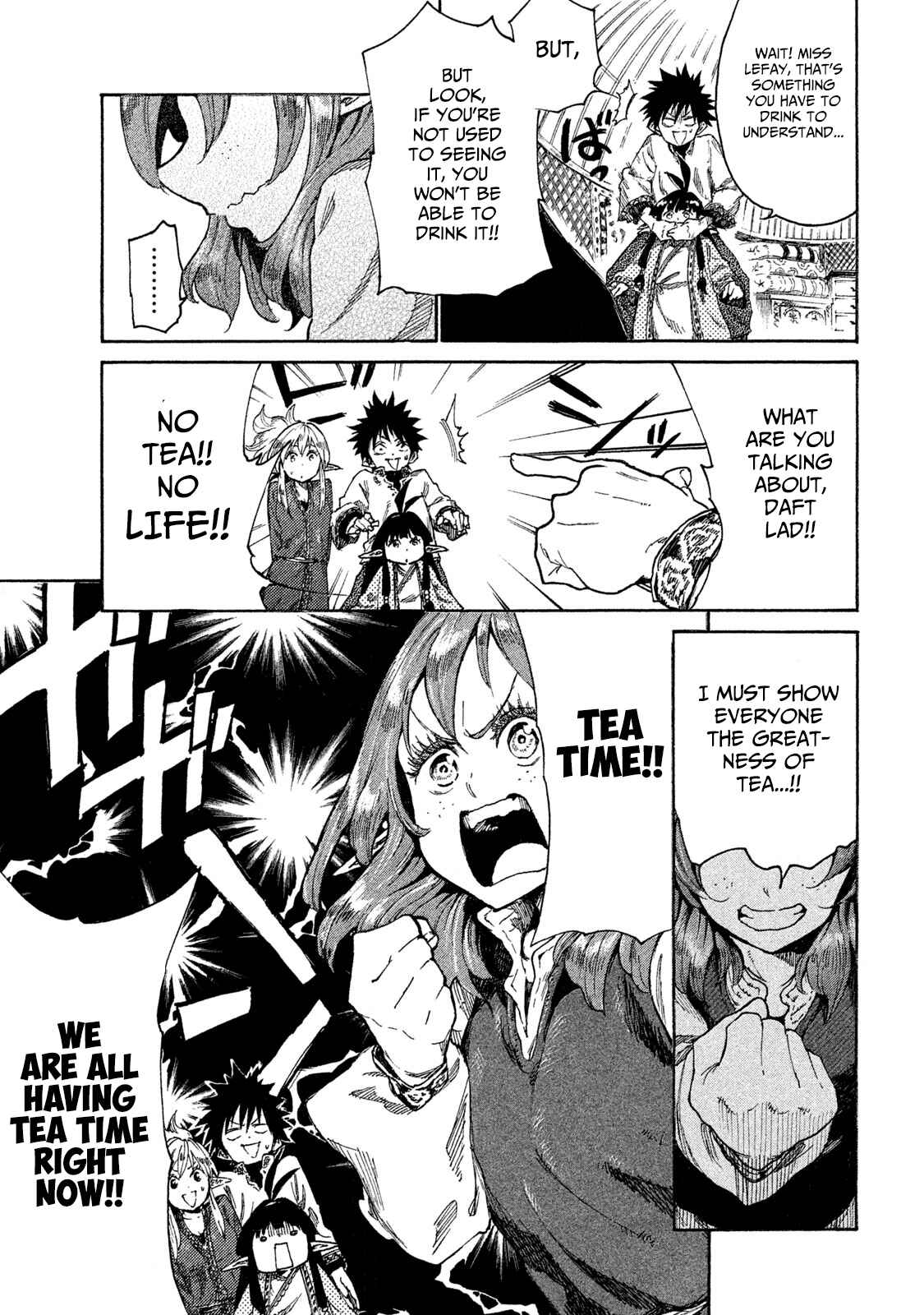Page 5 Chapter 12 Mazumeshi Elf to Yuuboku gurashi