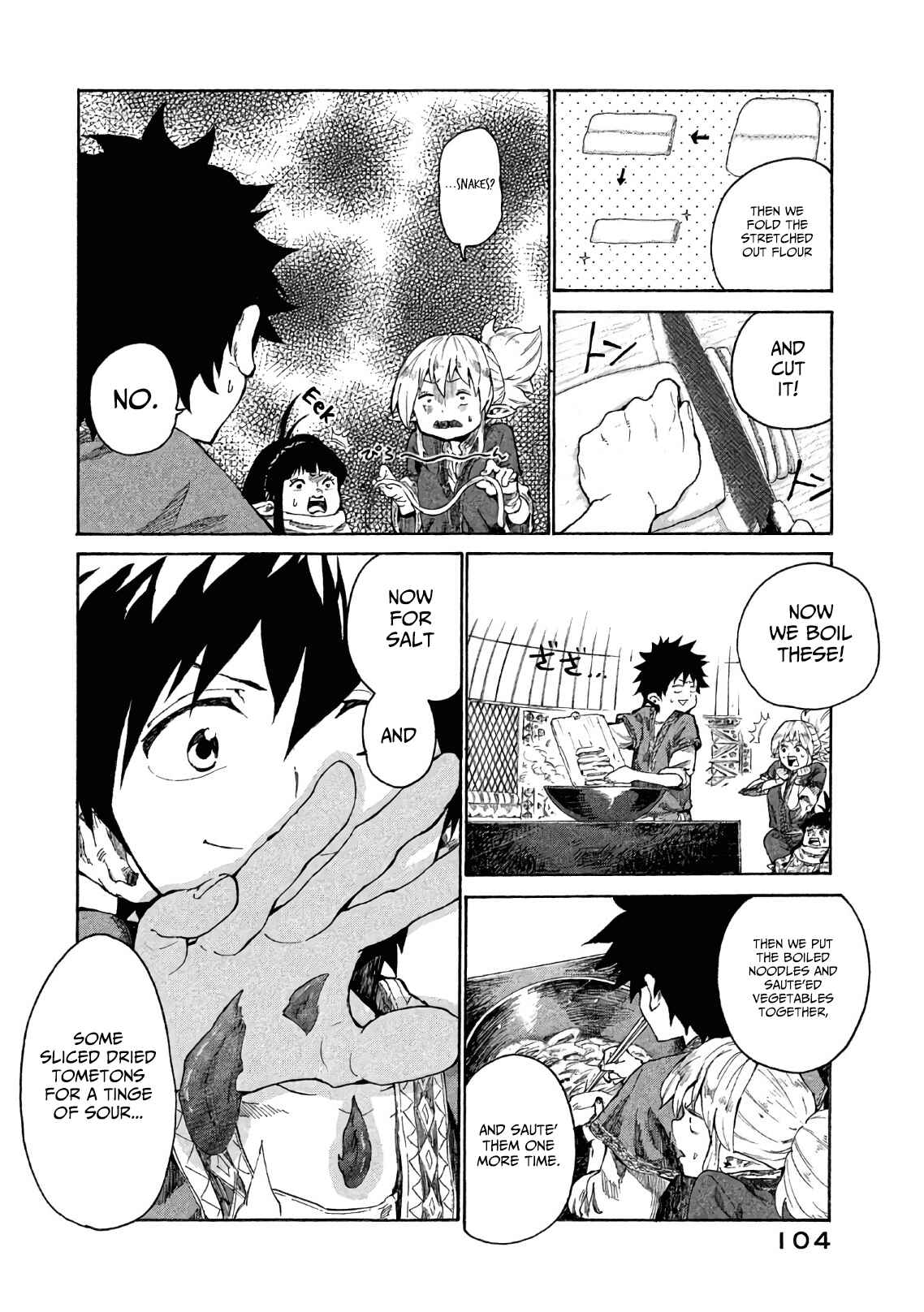 Page 17 Chapter 3 Mazumeshi Elf to Yuuboku gurashi