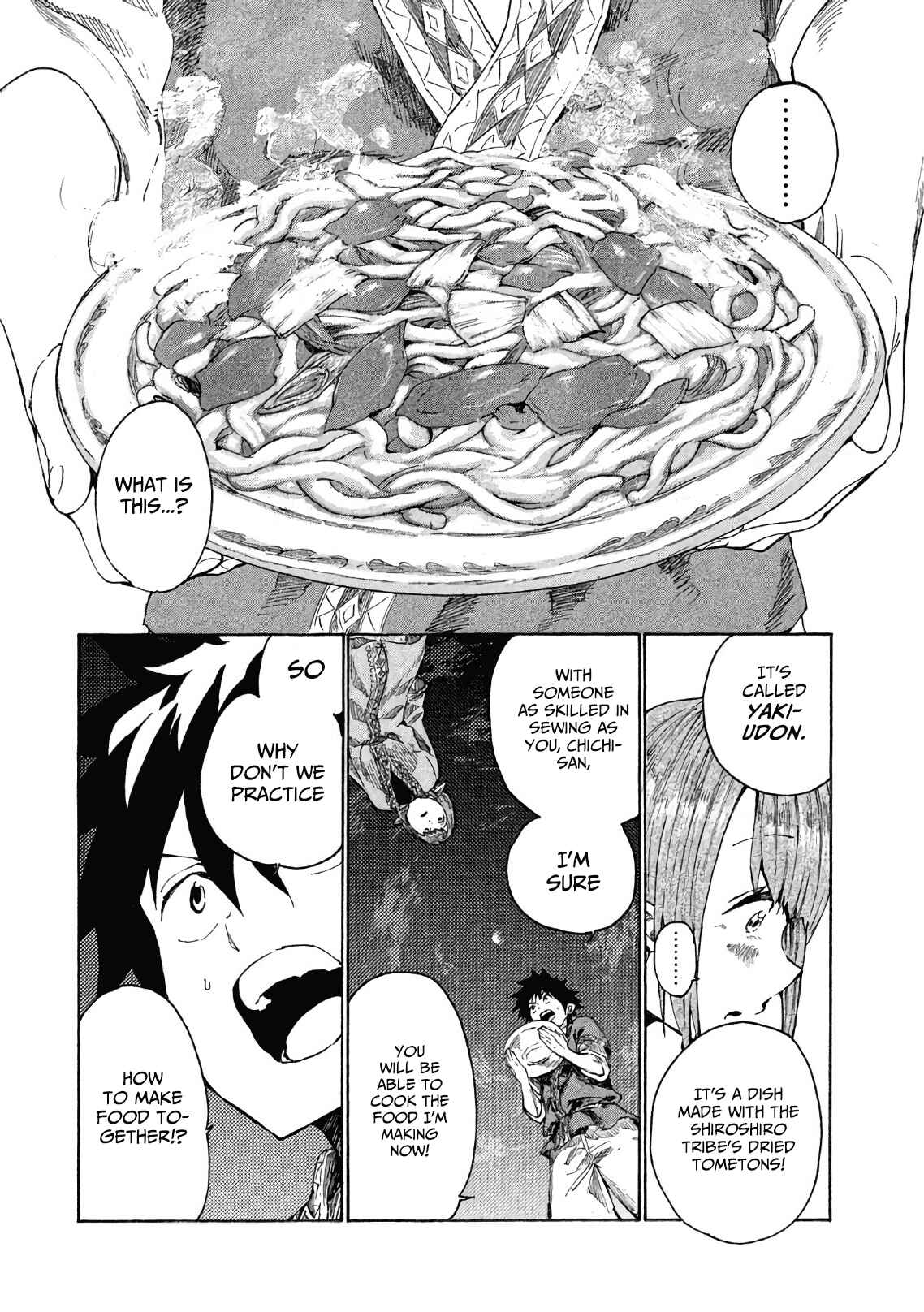Page 19 Chapter 3 Mazumeshi Elf to Yuuboku gurashi