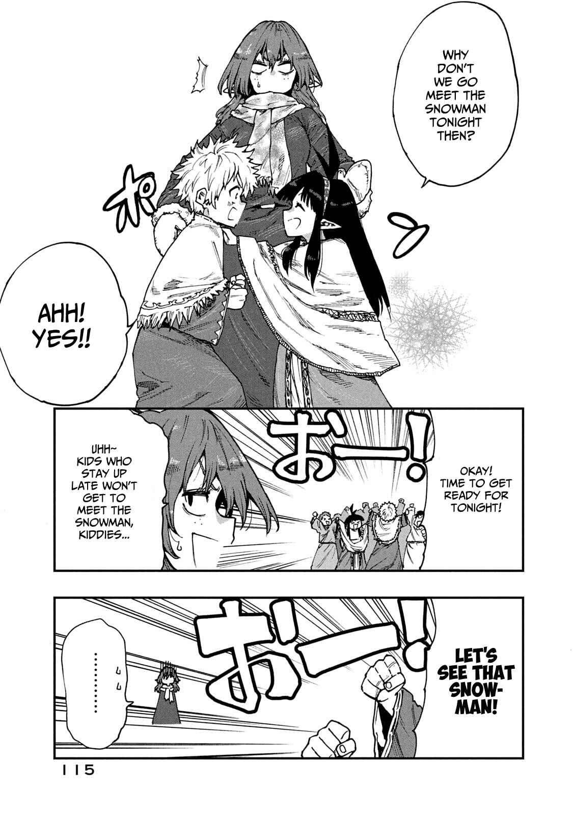 Page 11 Chapter 58 Mazumeshi Elf to Yuuboku gurashi