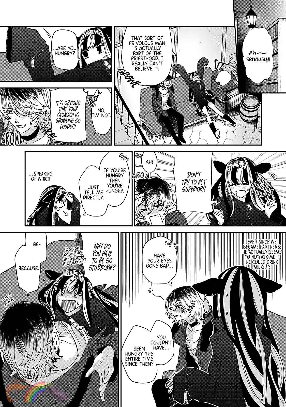 Page 14 Chapter 2 The Virgin Vampire Only Drinks Milk