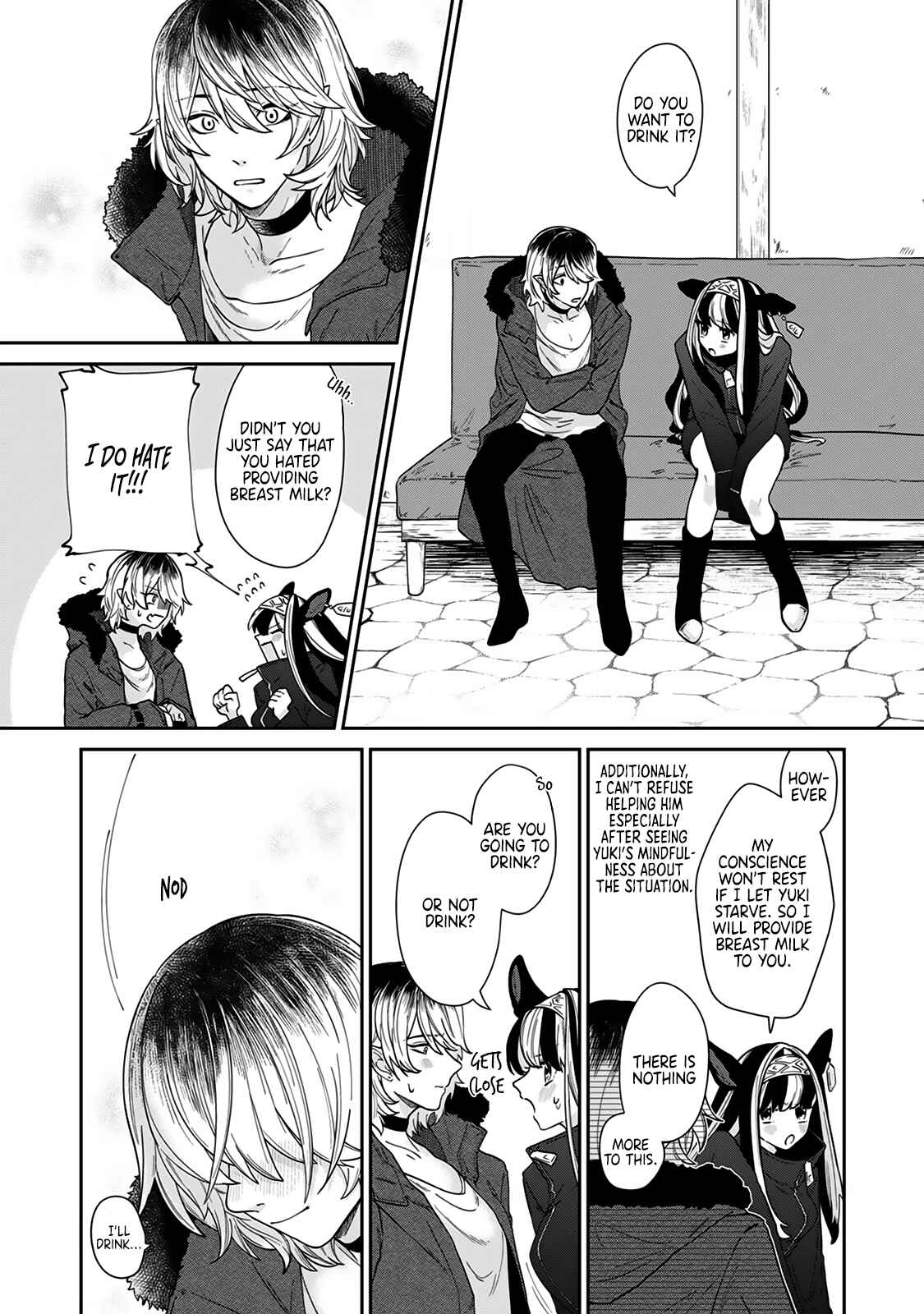 Page 16 Chapter 2 The Virgin Vampire Only Drinks Milk