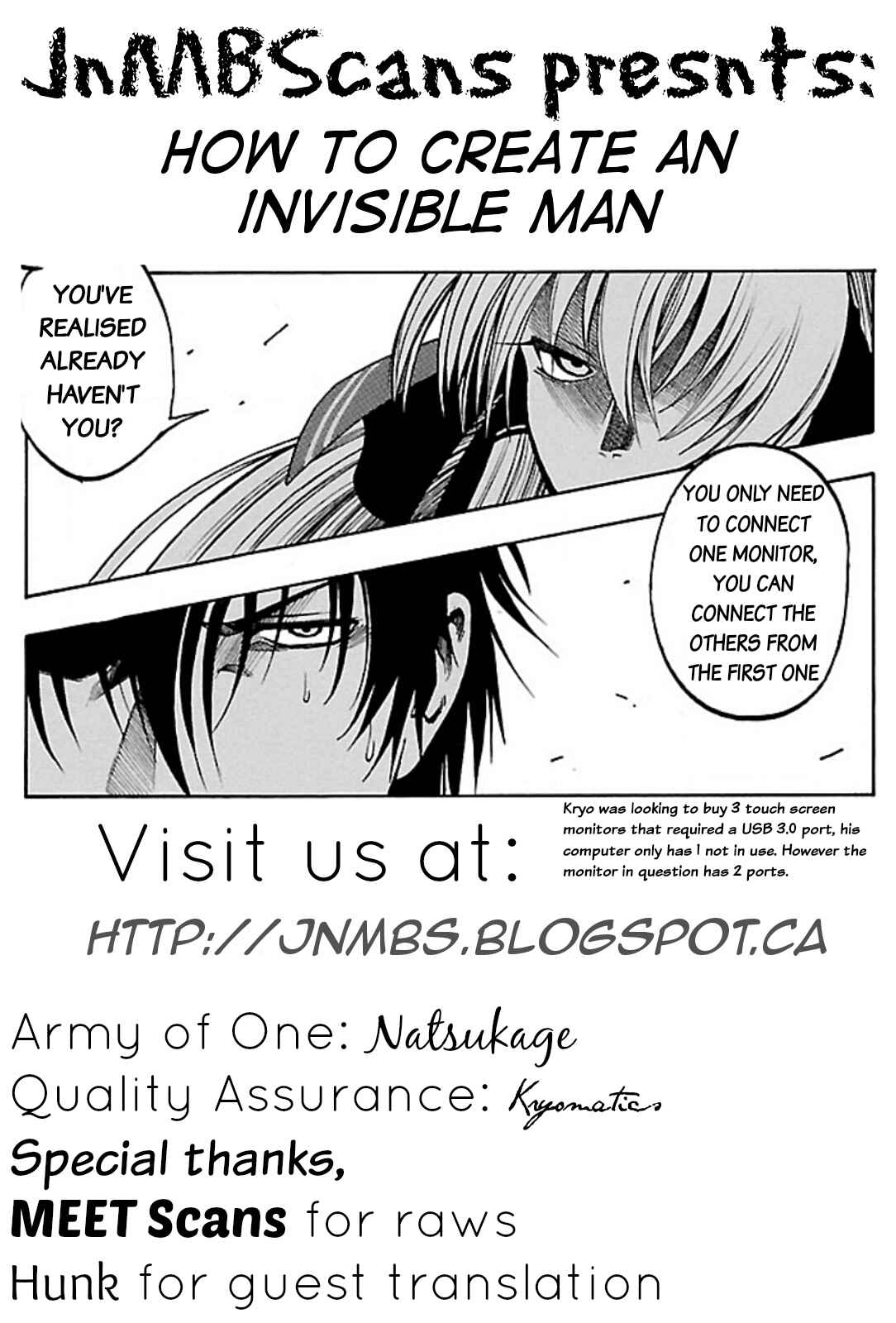 Page 33 Chapter 2 Toumei Ningen no Tsukurikata