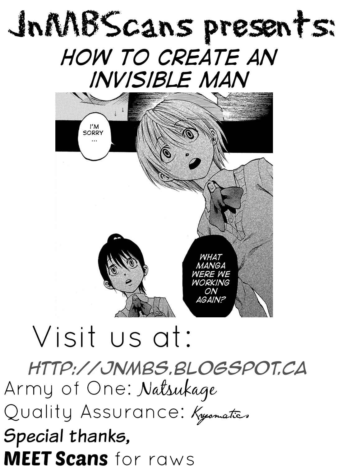 Page 21 Chapter 3 Toumei Ningen no Tsukurikata