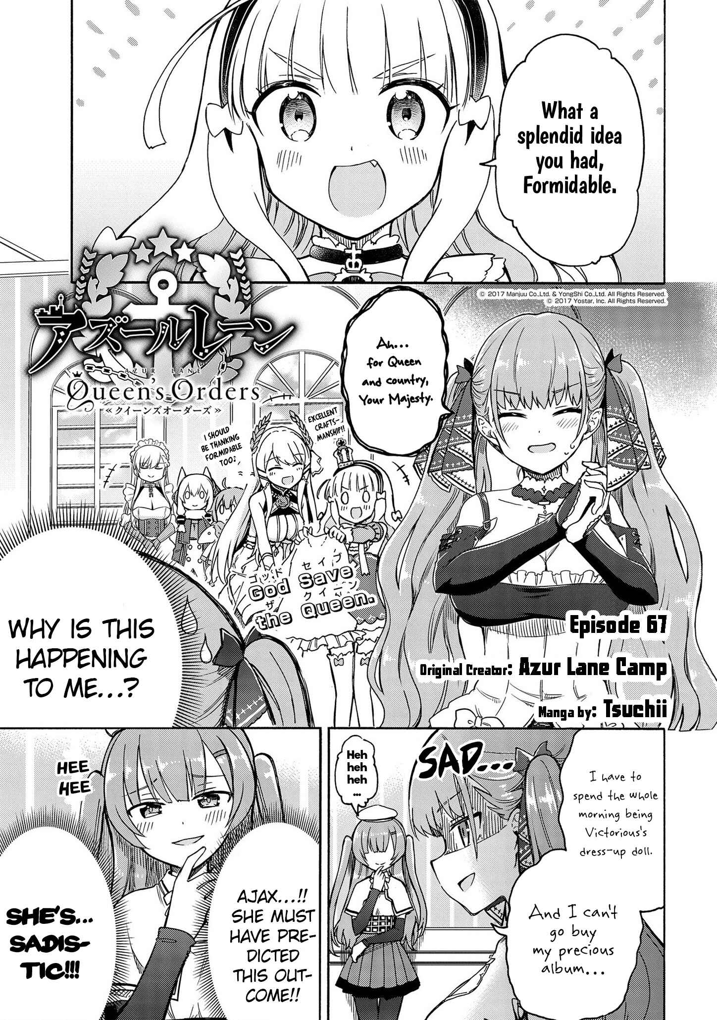 Page 1 Chapter 67 Azur Lane: Queens Orders